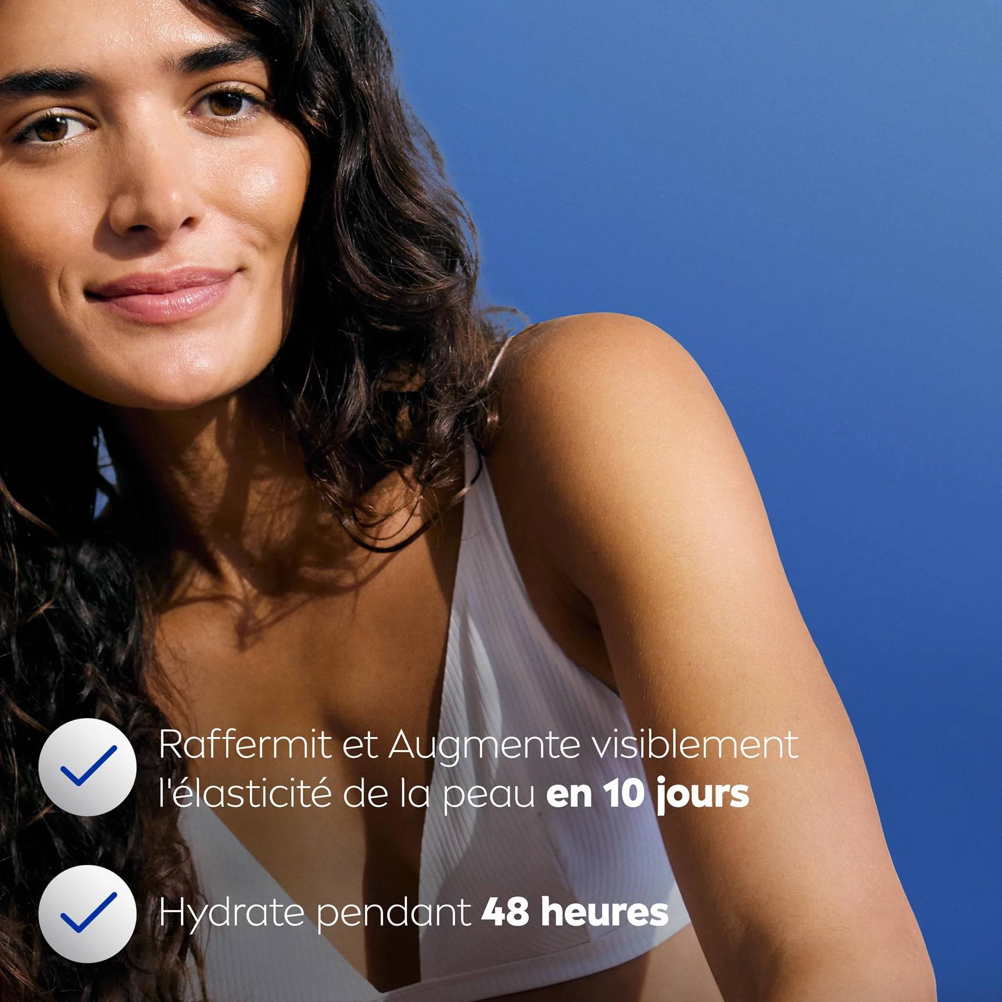 NIVEA Lait Corps Fermeté Q10 48H 250ml Crème Hydratante Raffermissante