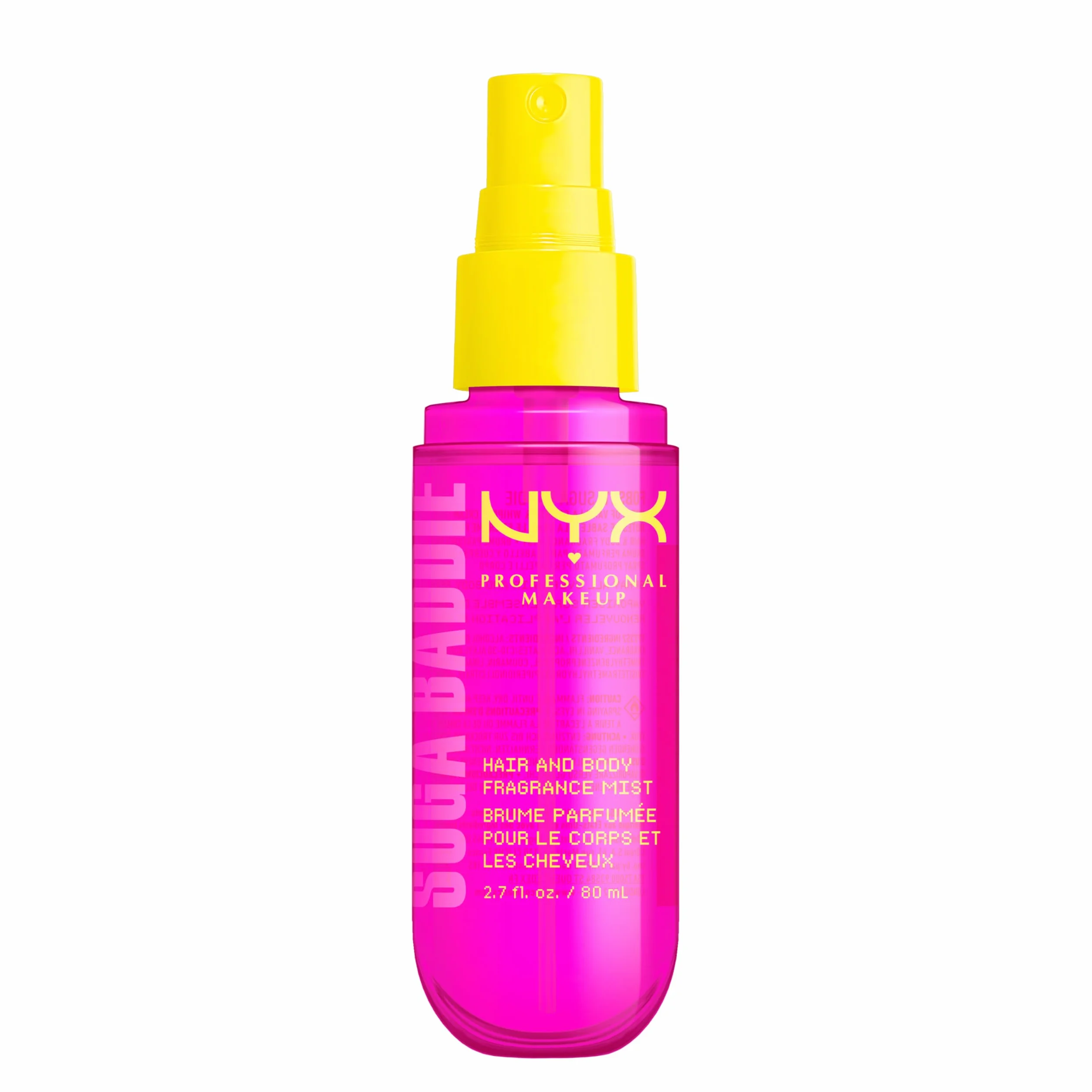 NYX Professional Makeup Fat Oil Body Brume Parfumée Corps & Cheveux Vanille & Crème fouettée SUGA BADDIE Format Standard
