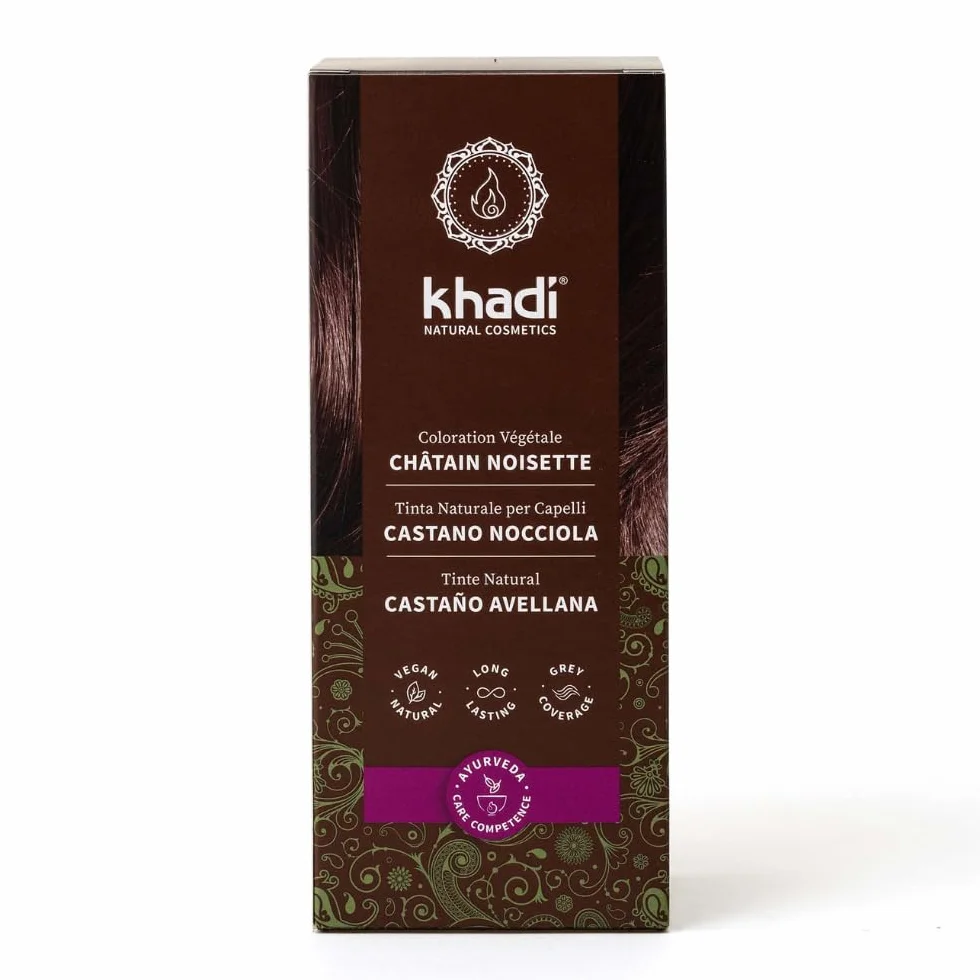 khadi CHÂTAIN NOISETTE Coloration végétale 100g naturelle 100%