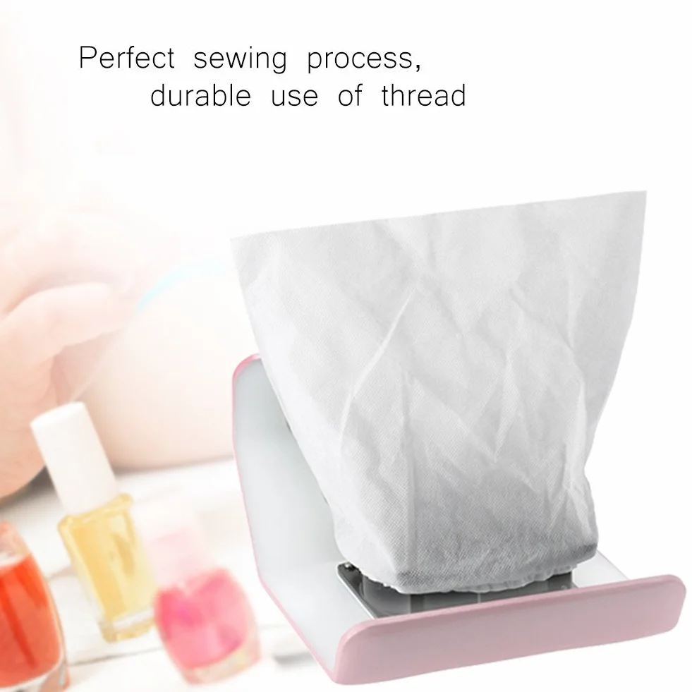 DEWIN Table de Manucure, Sac Aspirateur Manucure Sacs de Remplacement pour Aspirateur non Tissé à Ongles pour Outils de Salon de Collecte de Poussière D'art D'ongle 10 Pièces