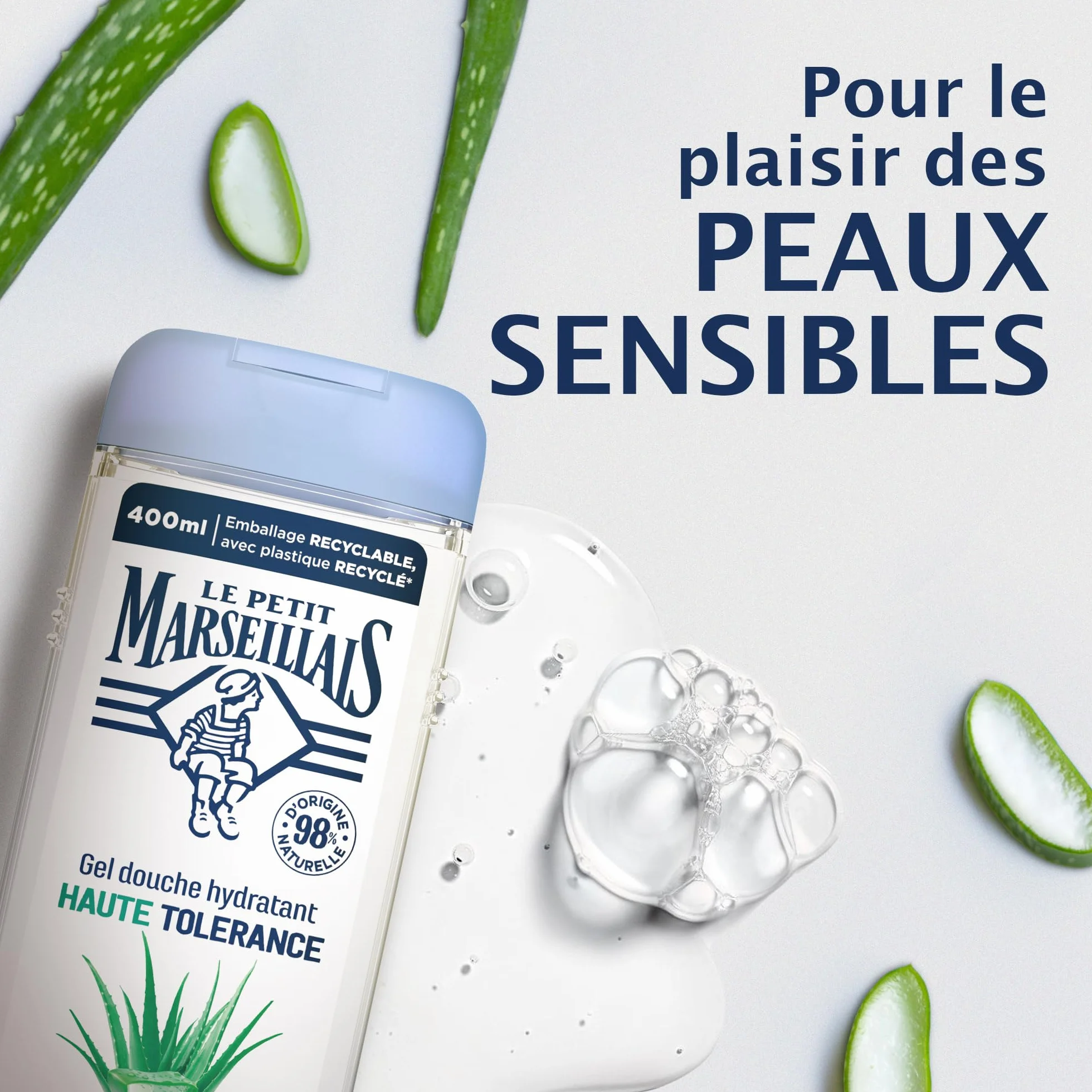 Le Petit Marseillais Gel Douche Hydratant Aloe Vera Bio 400 ml