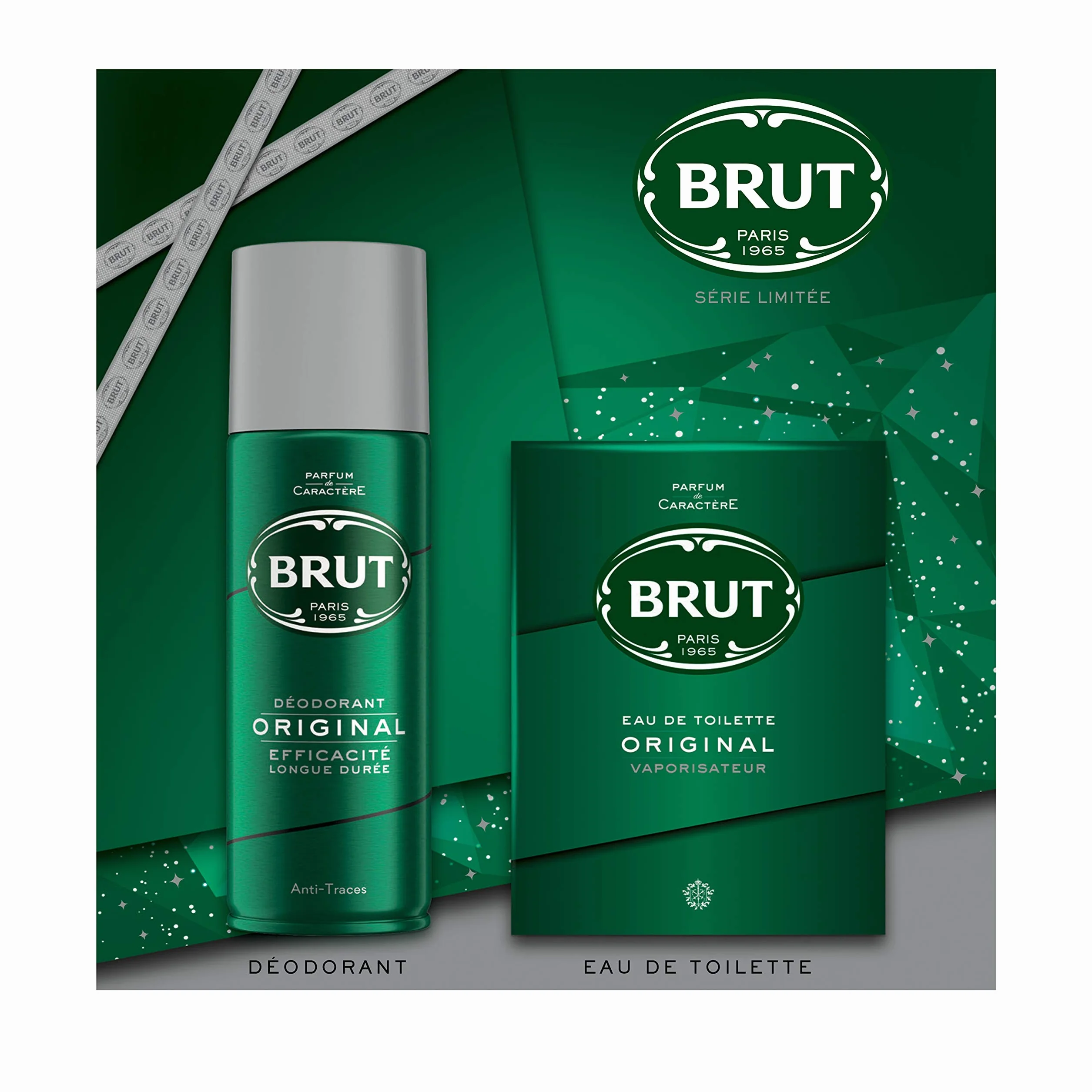Brut Coffret 2 Produits Homme Eau de Toilette & Déodorant Original, Idée Cadeau Homme Original