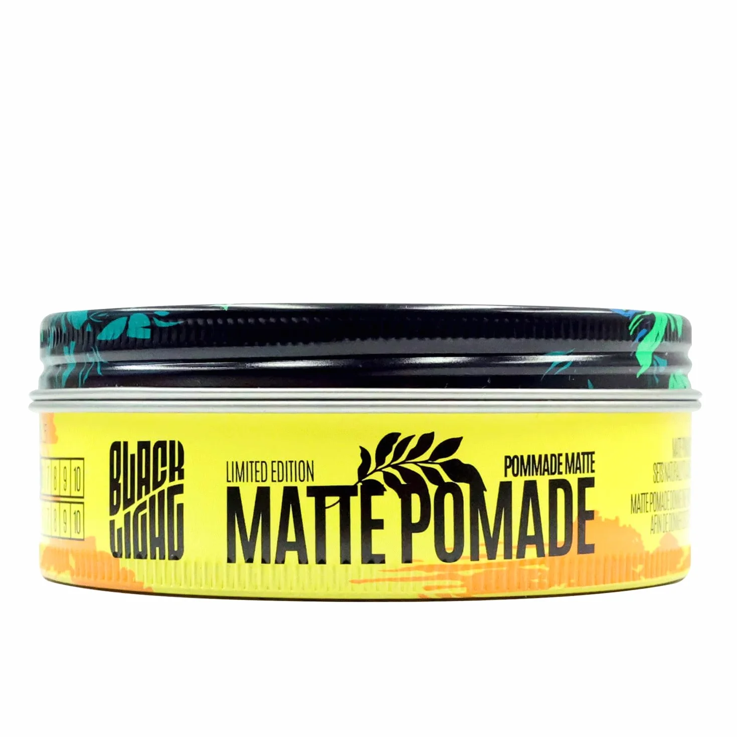 Uppercut Deluxe Pommade mate - Pommade capillaire exclusive Blacklight 100 g, parfum Highland avec finition mate et dégradé orange. Boîte cadeau, coiffure longue durée pour homme.