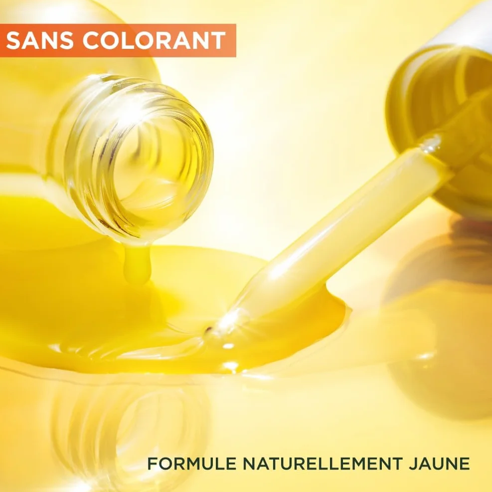 GARNIER Skin Active Vitamine C Sérum Éclat Anti-Taches Brunes 4% Niacinamide Vitamine C Acide Salicylique Melasyl 30 ml