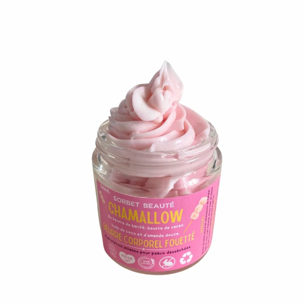Chantilly de karité Vegan beurre corporel 120ml Chamallow