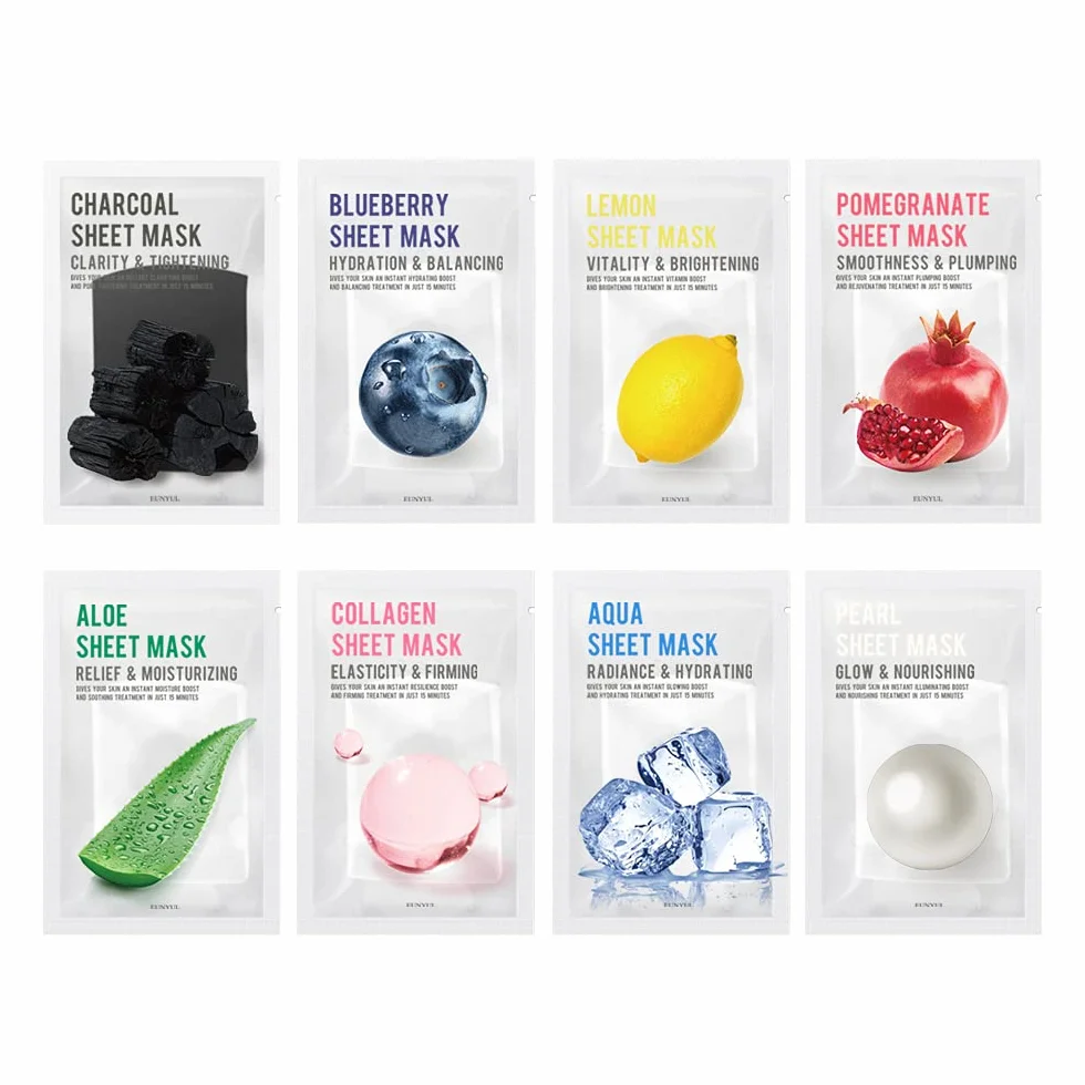 EUNYUL Masque en feuille Purity Visage Soins peau coréens Hydratant pack 8