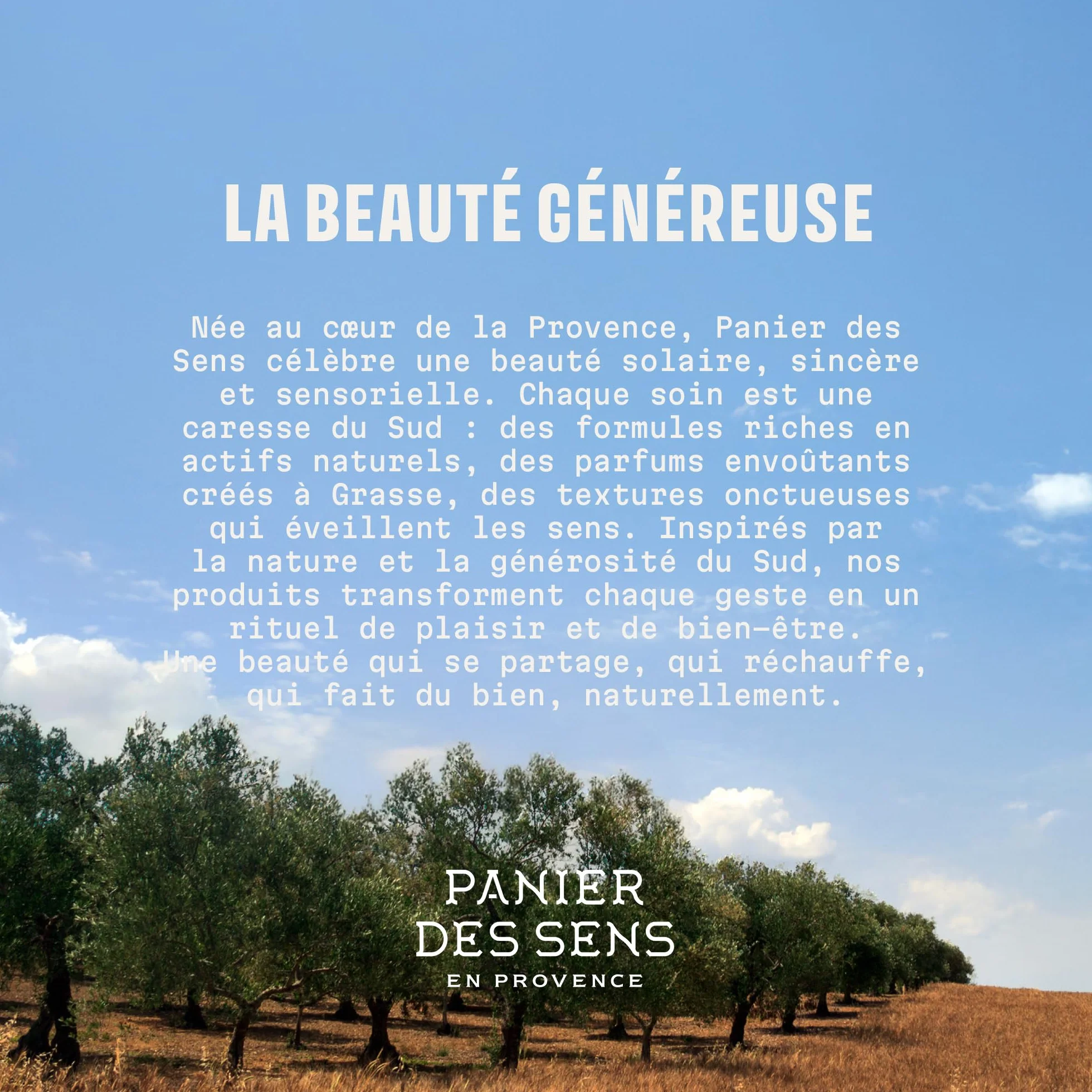 Panier des Sens Crème Mains Peau Sèche Fleur d'Oranger Hydratante Huile d'Olive et d'Amande 75 ml