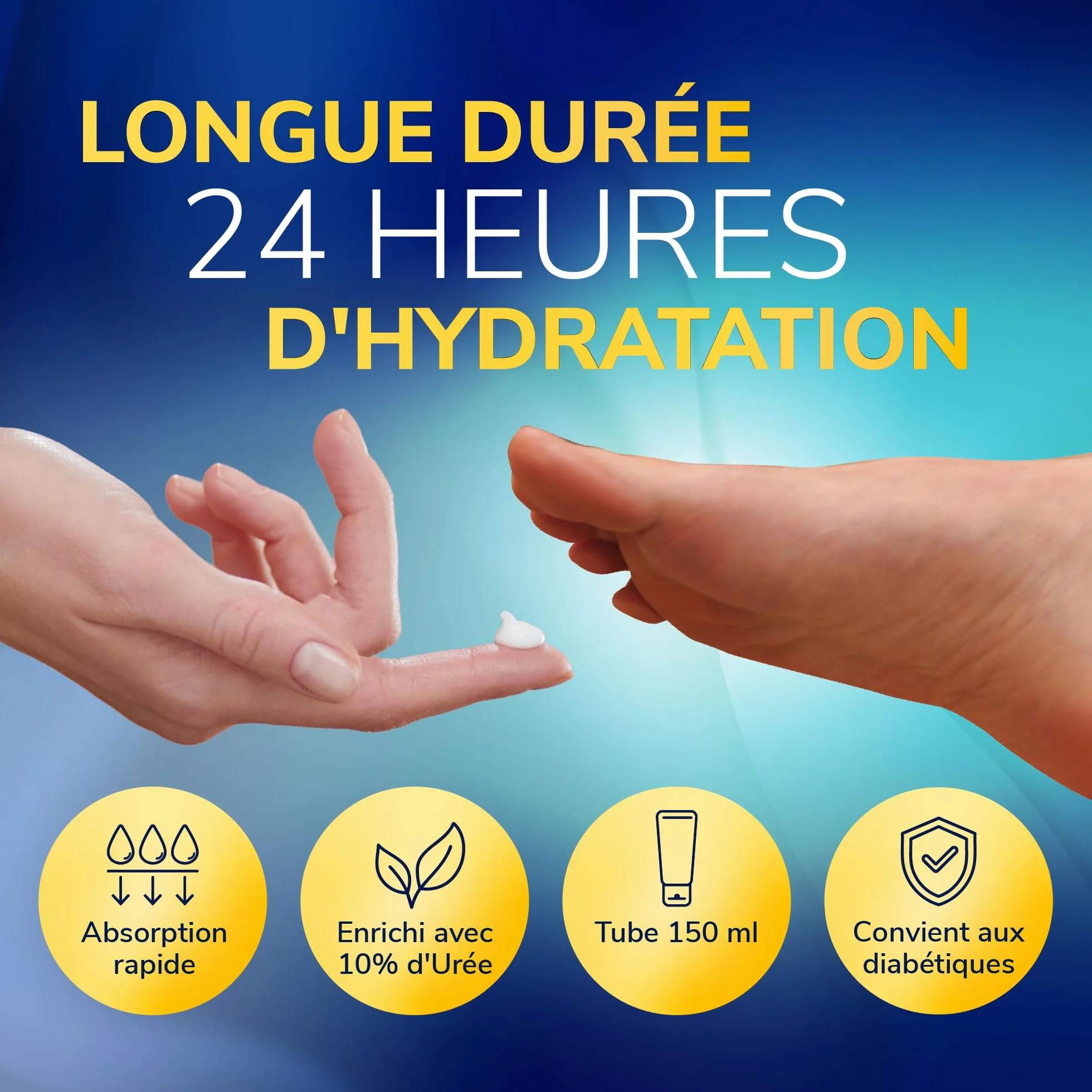 Dr. Scholl's Crème Pieds Hydratation Renforcée 150ml