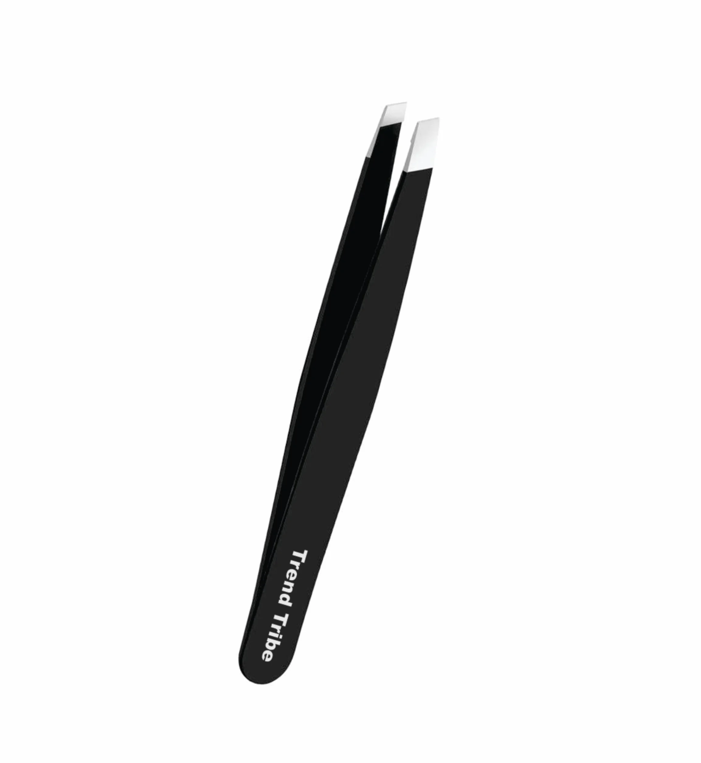 Pince à épiler les sourcils oblique professionnelle en acier inoxydable