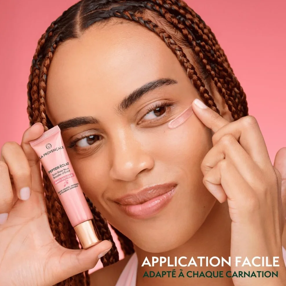 La Provençale Peptide-Éclat Soin Yeux Rose Booster d'Éclat Anti-fatigue 15 ml