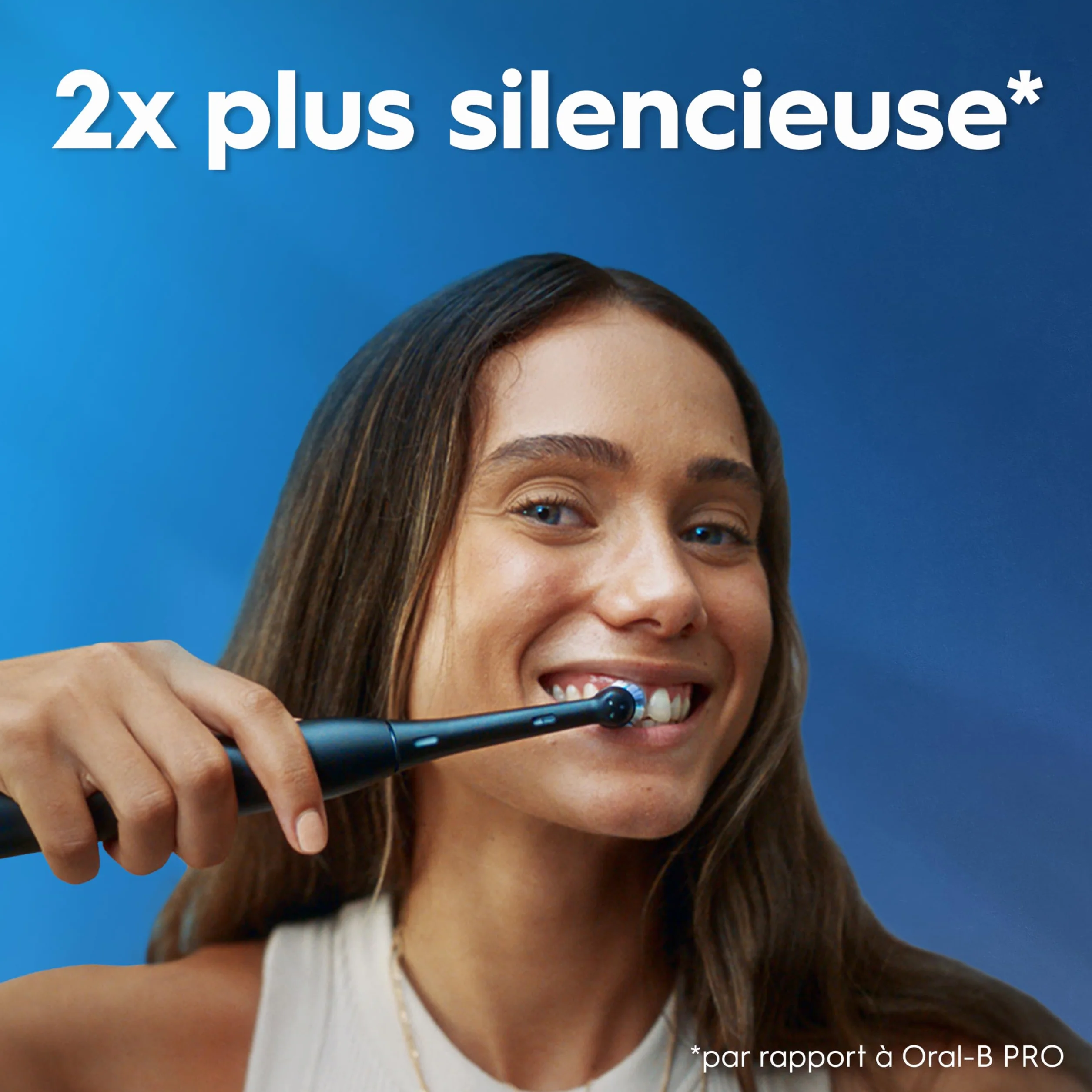 Oral-B Brosse à Dents Electrique iO 2 Noire – 3 Modes de Brossage, Capteur de Pression, Batterie Rechargeable