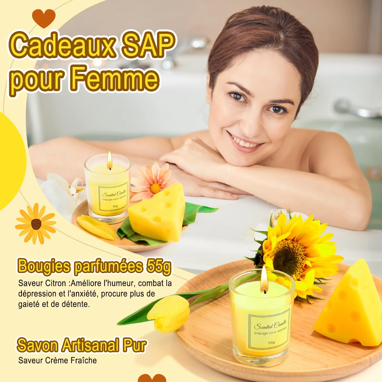 Coffret Cadeau Femme Personnalisé Saint Valentin Anniversaire Noël Fête des Mères