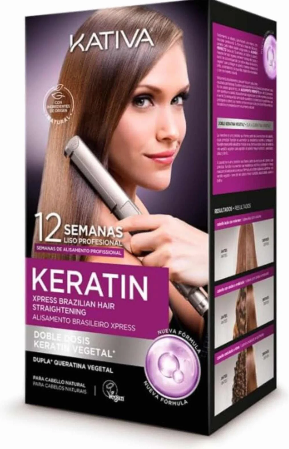 Kativa Kit Lissage Brésilien Végétalien Xpress Shampoo 2016