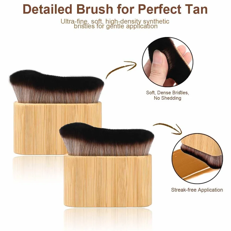 Gant et Brosse autobronzant Corps et Visage 2 en 1 Applicateur