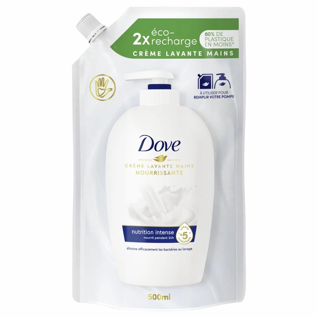 Dove Savon Liquide Mains Nutrition Intense Recharge 500ml
