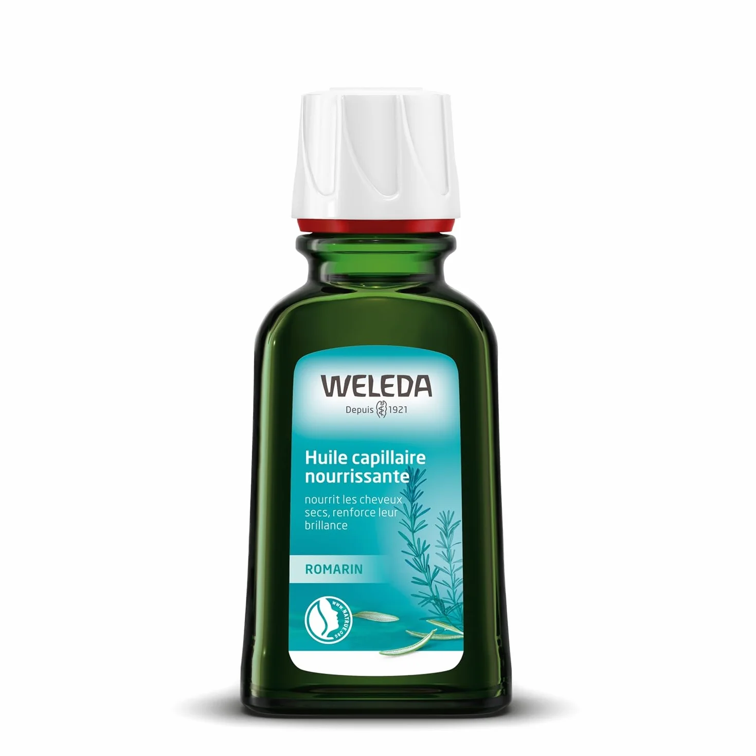 WELEDA Huile capillaire nourrissante cheveux abîmés secs NATRUE Bio Vegan 50ml