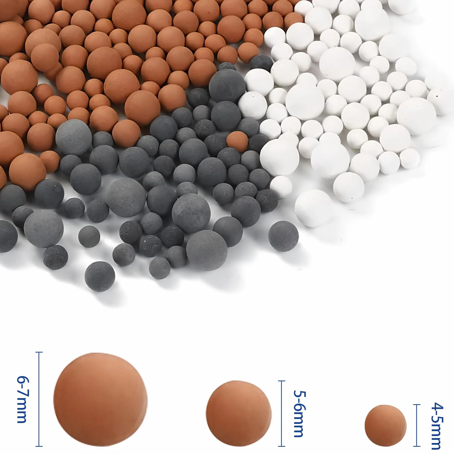 Billes Ions Boules Douche 9 Paquets Recharge Perles Minérales Adoucir Eau Éliminer Chlore
