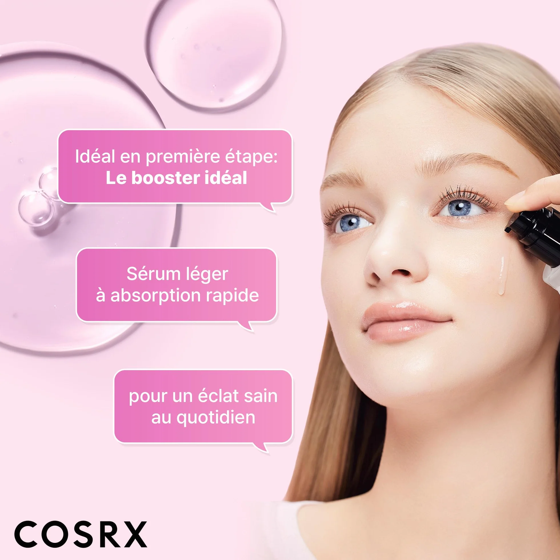 COSRX 6 Peptide Collagen Booster Toner Serum, Niacinamide & Acide Hyaluronique 150 ml