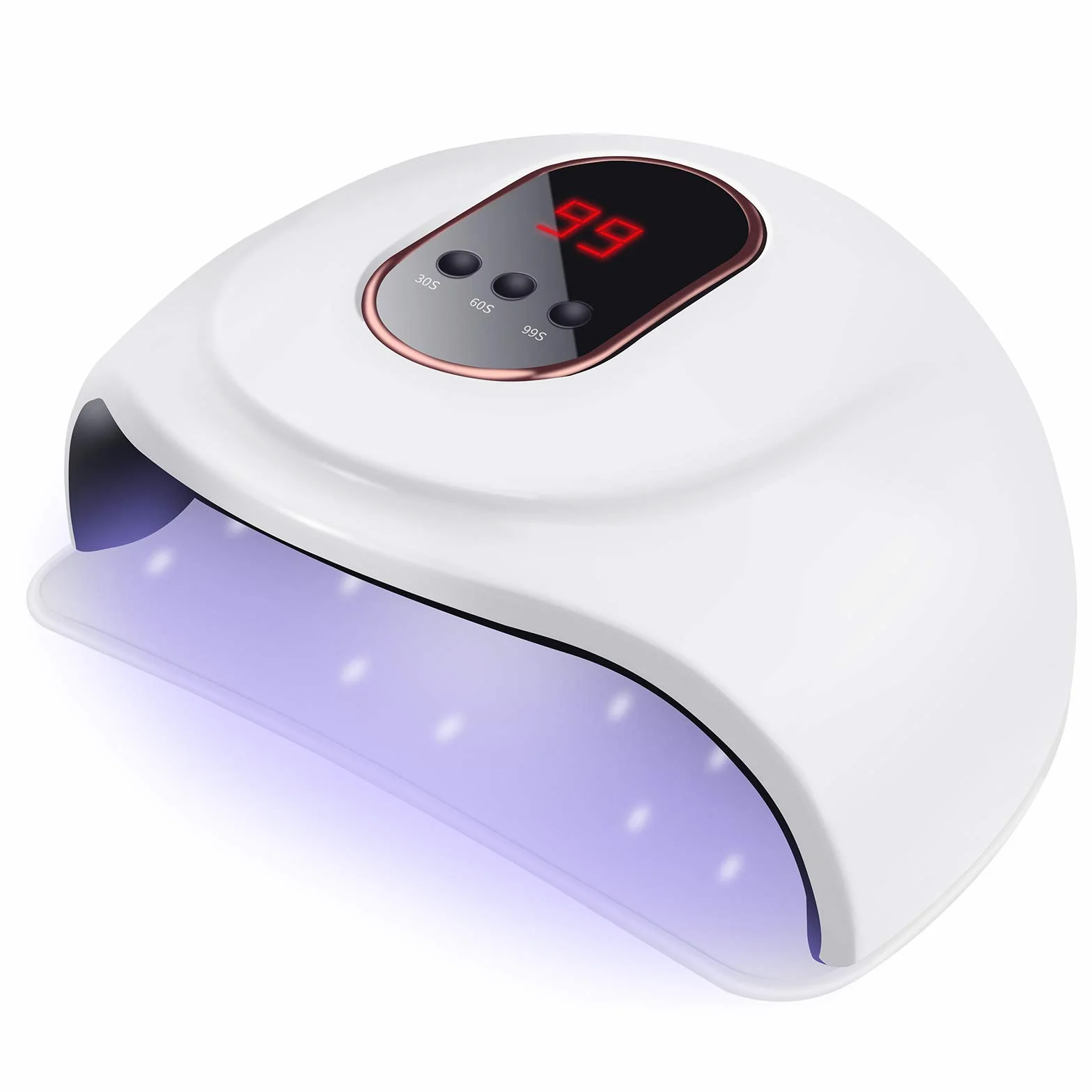 Lampe UV Sèche Ongles,lampe à ongles avec 30 perles de lampe LED,36W LED UV Sèchoir Ongles avec 3 Minuteries 30/60/99S Séchage Rapide pour Vernis Semi Permanent, Gel et Vernis