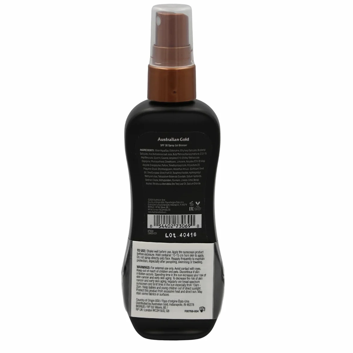 Bronzer SPF 30 Spray Gel Travelsize