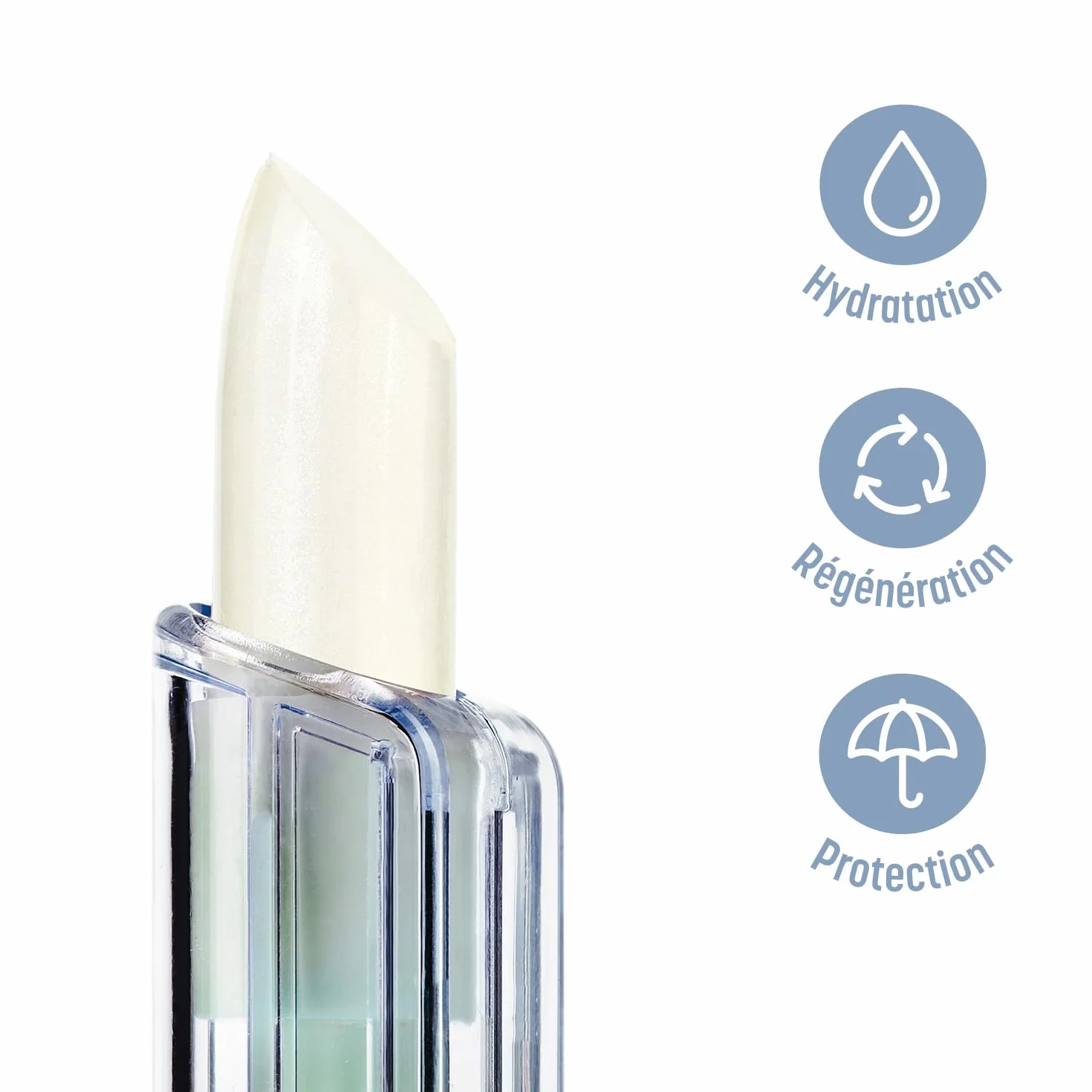 BELWEDER Baume à lèvres à l'acide hyaluronique - Soin hydratation régénération transparent