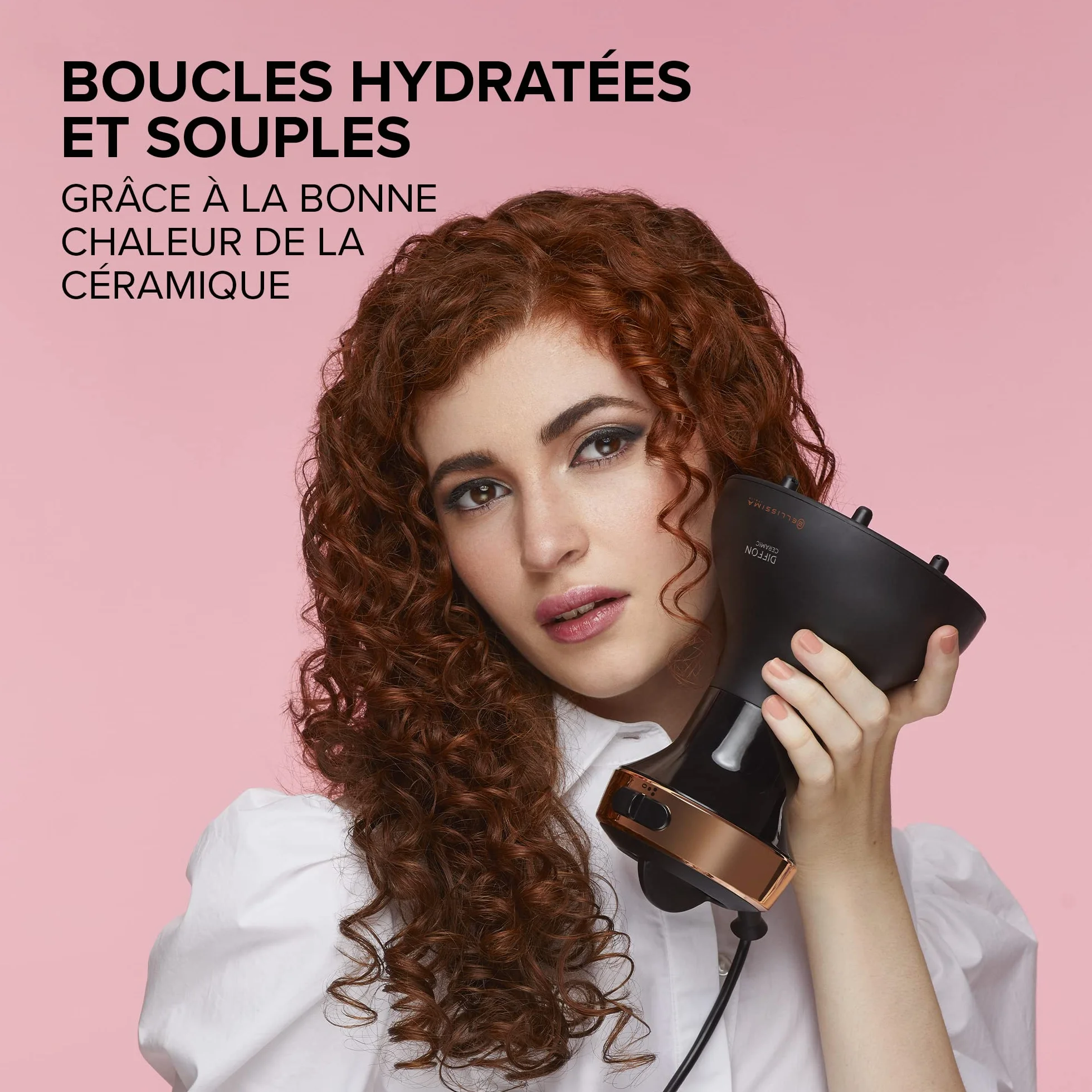 Bellissima My Pro Diffon Ceramic Sèche-cheveux Diffuseur Tout-en-Un 700 W Technologie Céramique 2 Puissances