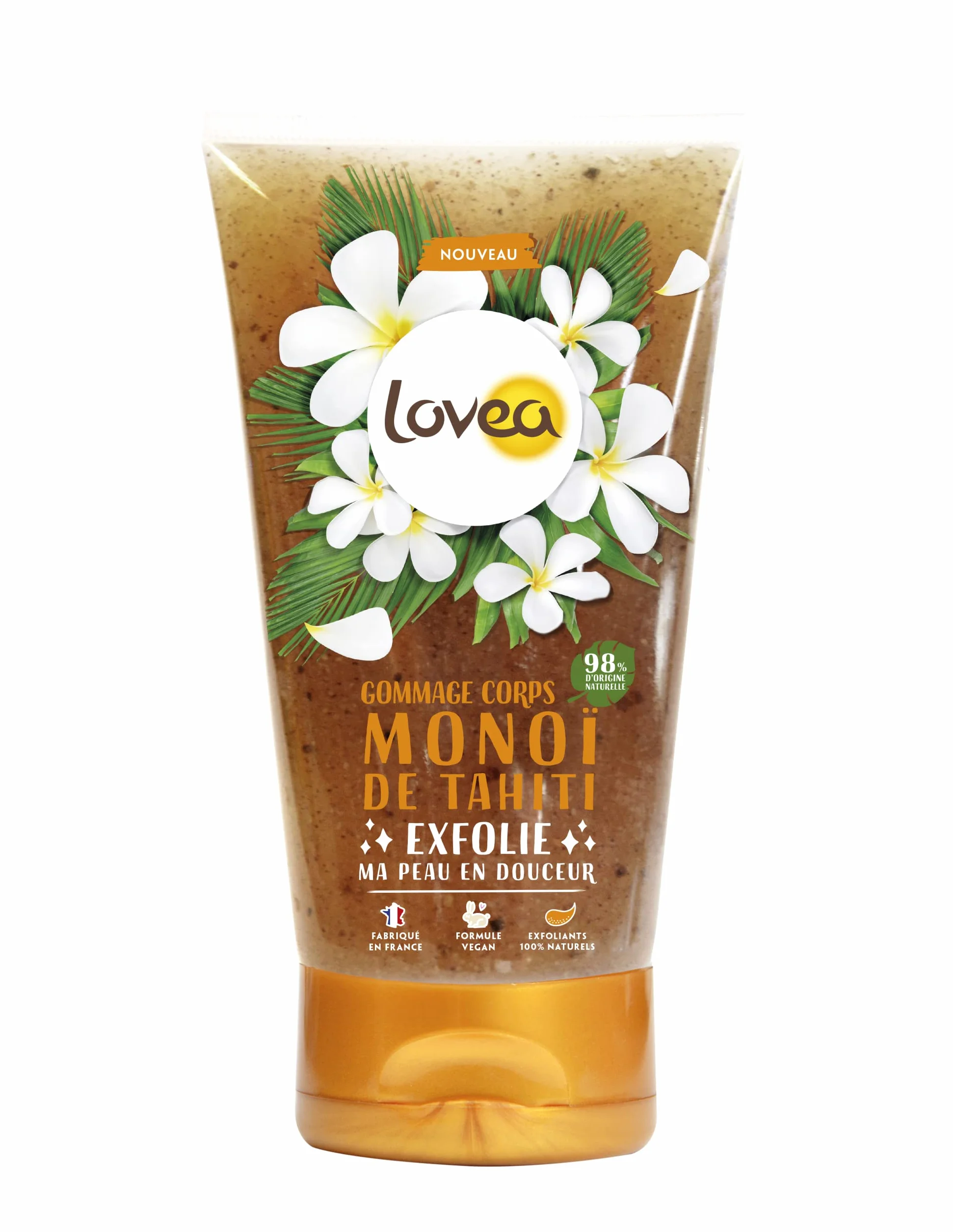 LOVEA Gommage Corps Monoï de Tahiti Exfoliant 150 ml