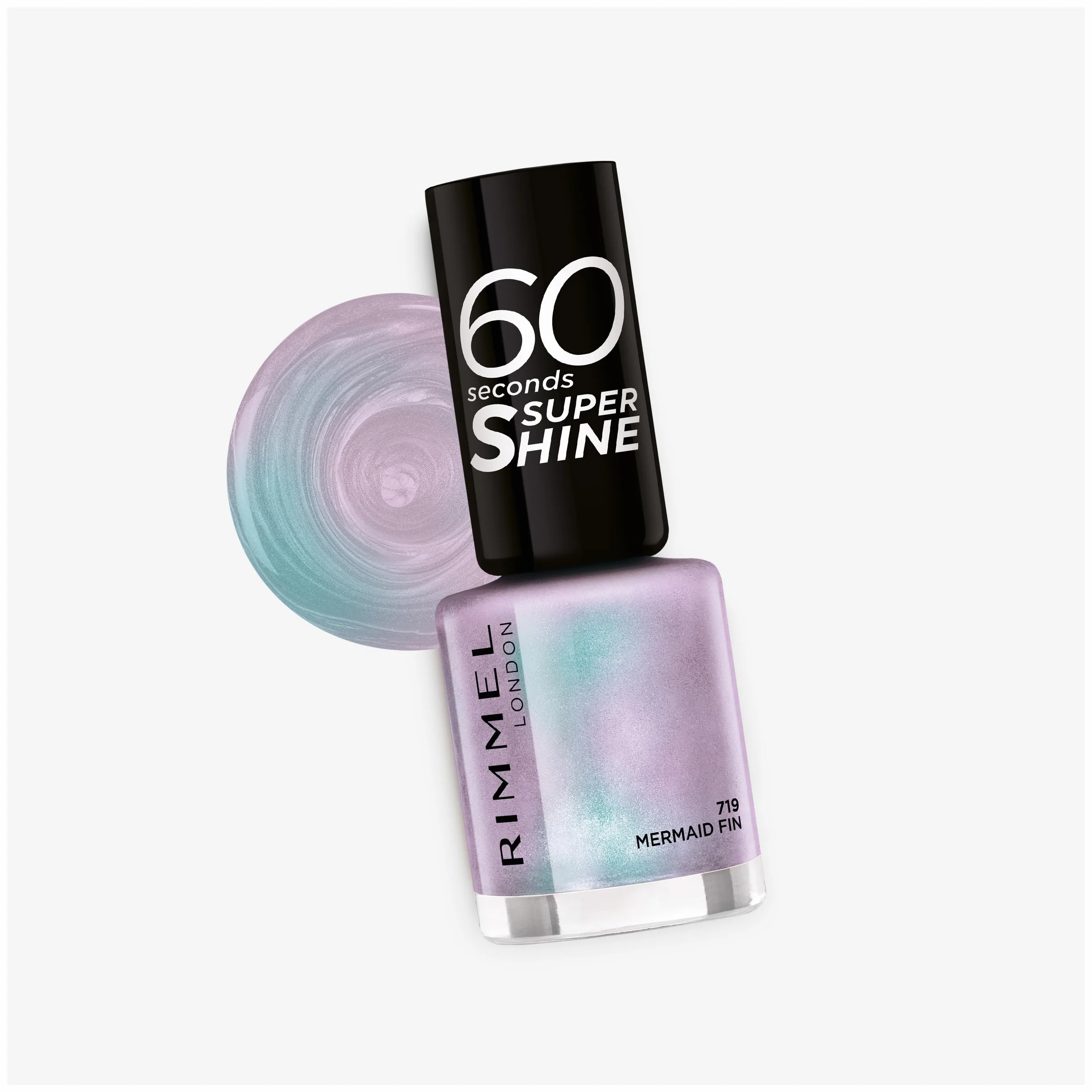 Rimmel Vernis à Ongles 60 Seconds Super Shine Colour Block 719 Mermaid Fin 8ml