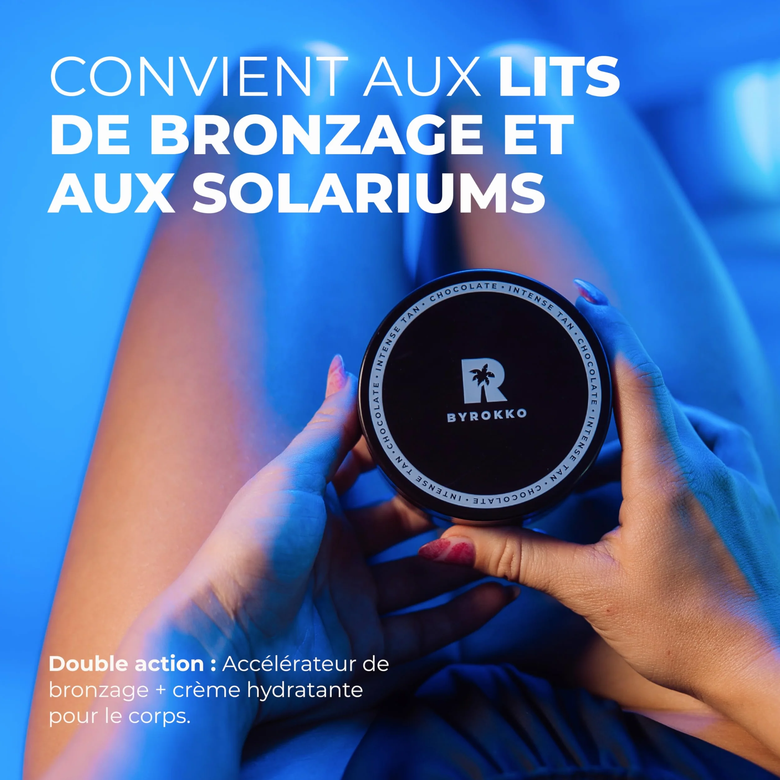 BYROKKO Accélérateur de Bronzage Chocolat 200 ml Crème Solaire Bronzage Rapide Intense
