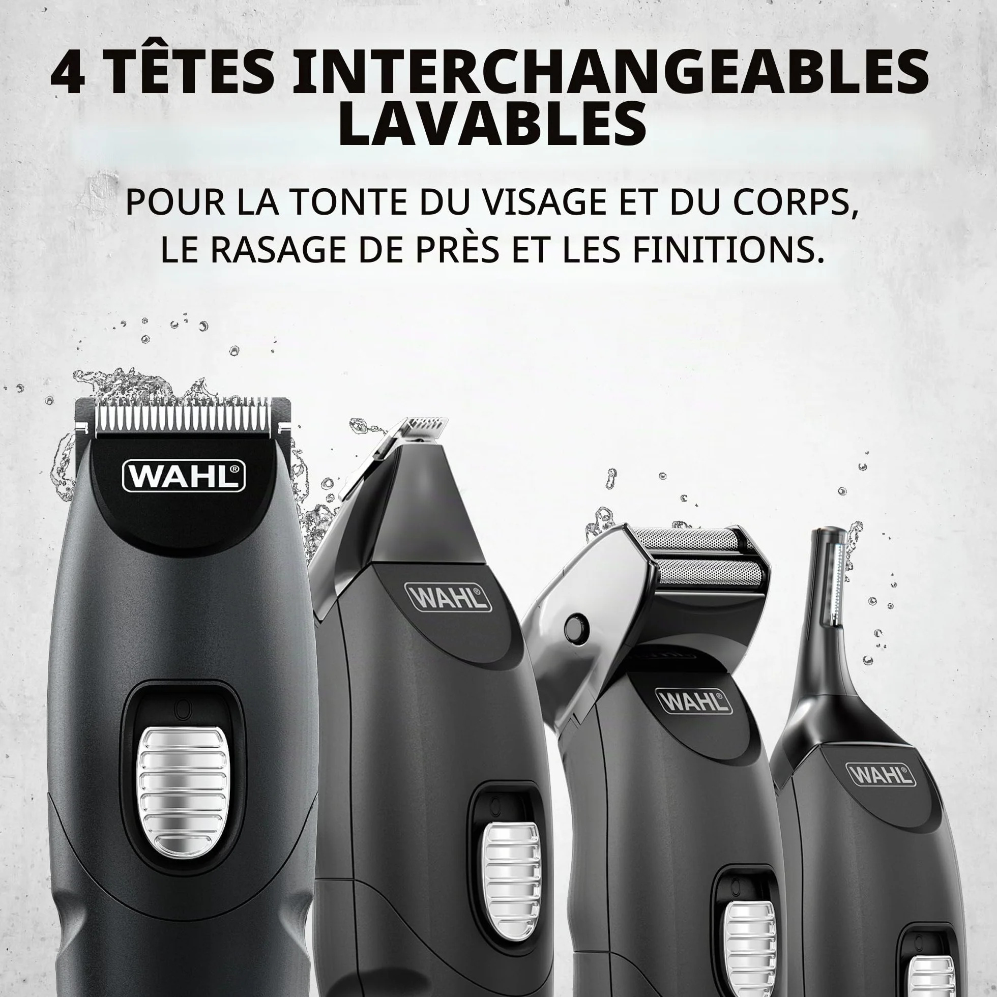Wahl Color Trim Advanced Multiroomer, 240 min autonomie, chargeur USB, lames précises