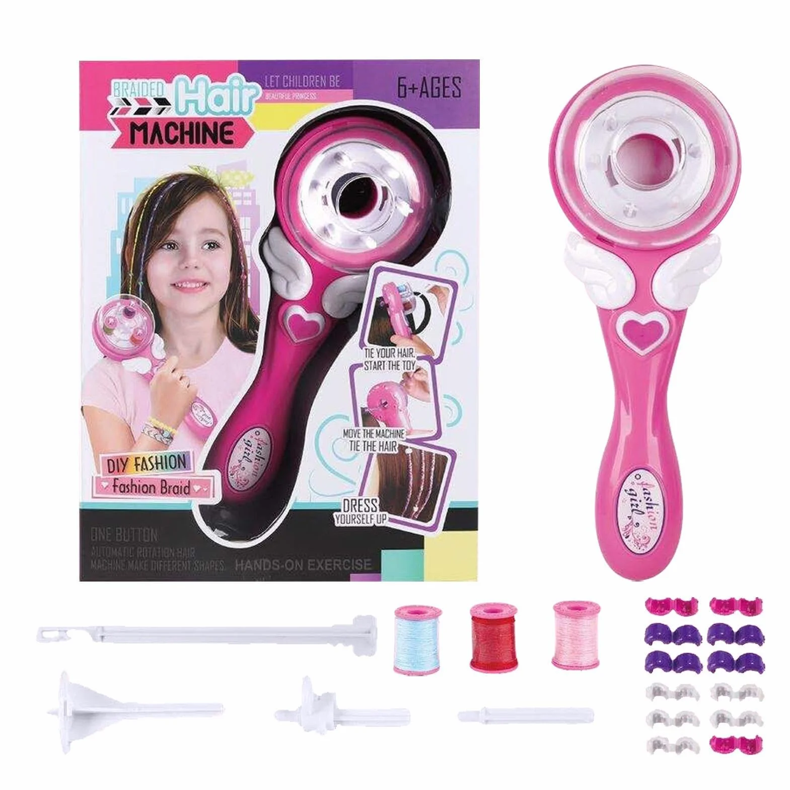 ABS Tresse De Cheveux Machine À Tresser Électrique Automatique DIY Outil Coiffure Twister