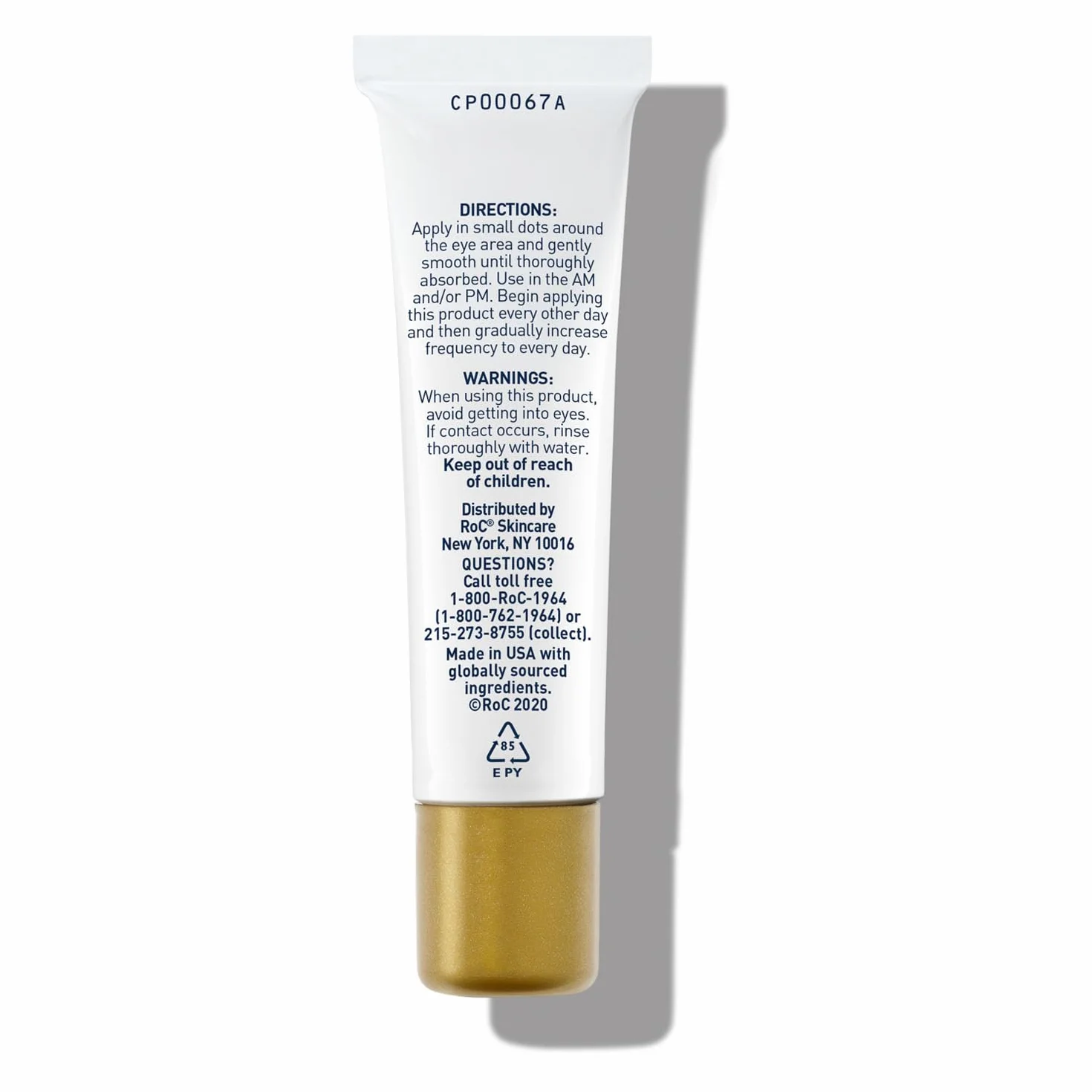 RoC Retinol Correxion Soin Lissant Crème Contour des Yeux Anti-Rides 15 ml