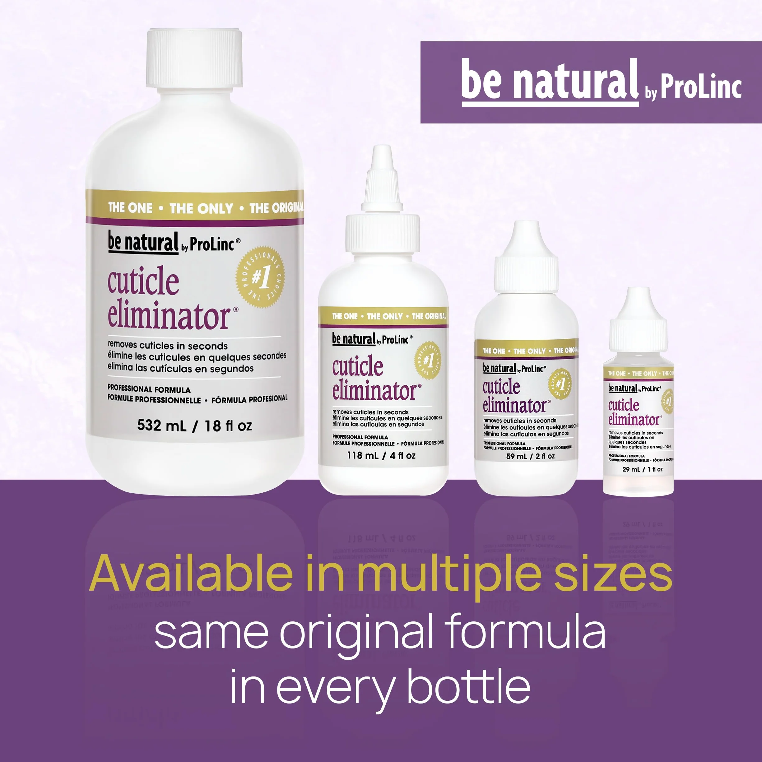 Prolinc Be Natural Cuticle Eliminator 2oz 59ml
