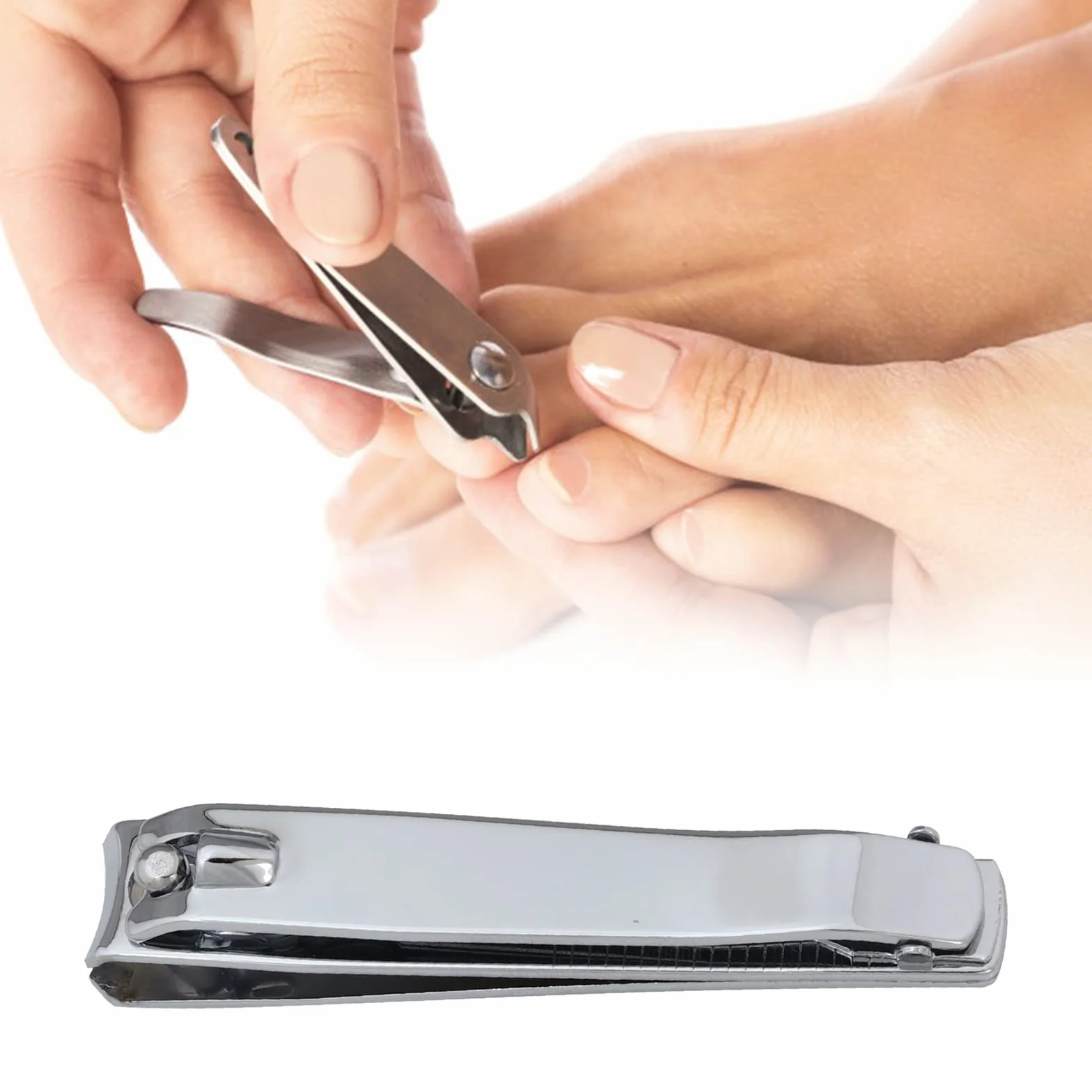 Coupe-ongles robuste en acier inoxydable SS INSTRUMENTX pour homme et femme