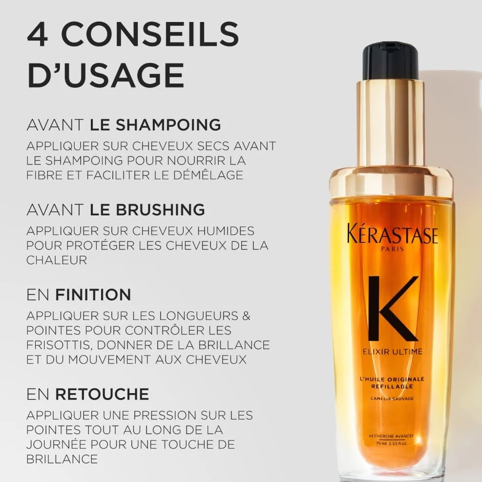 KÉRASTASE Elixir Ultime L'Huile Originale Huile Capillaire Nourrissante Multi-Usage 30ml