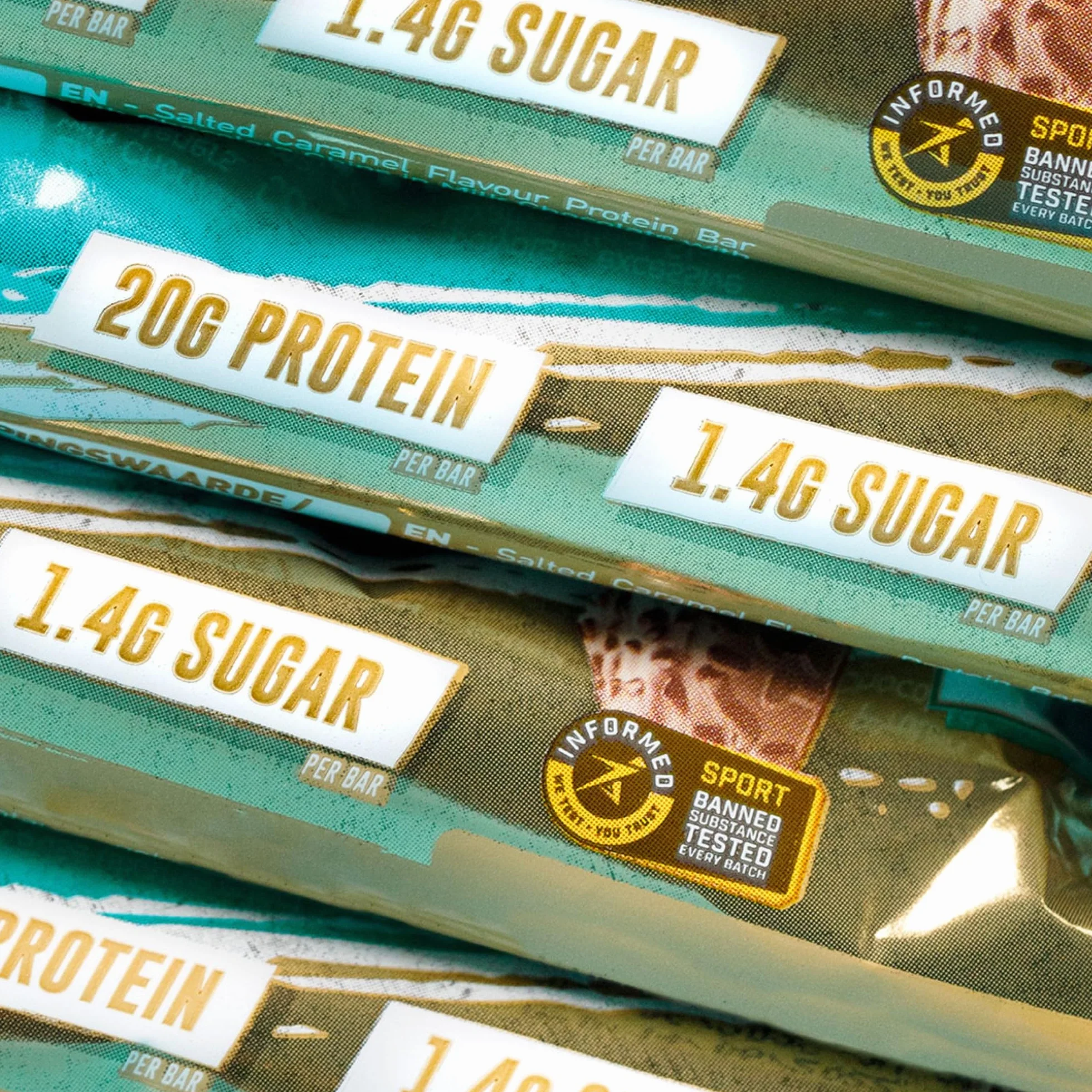 Grenade Barre Hyperprotéinée Faible Teneur en Glucides Chocolat Caramel Salé 12 x 60 g