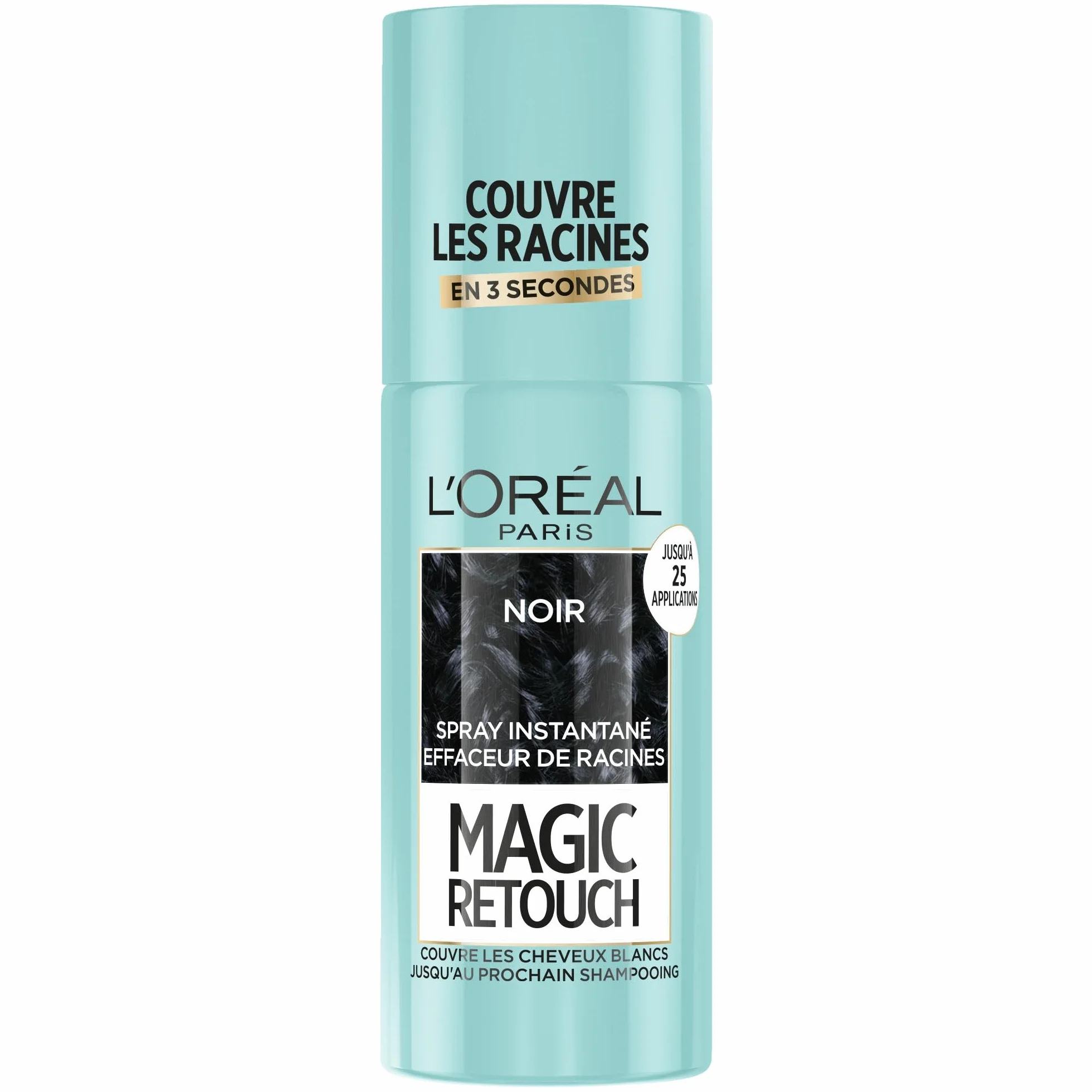 L’ORÉAL PARIS Magic Retouch Spray Instantané Correcteur de Racines & Cheveux Blancs Noir 75ml