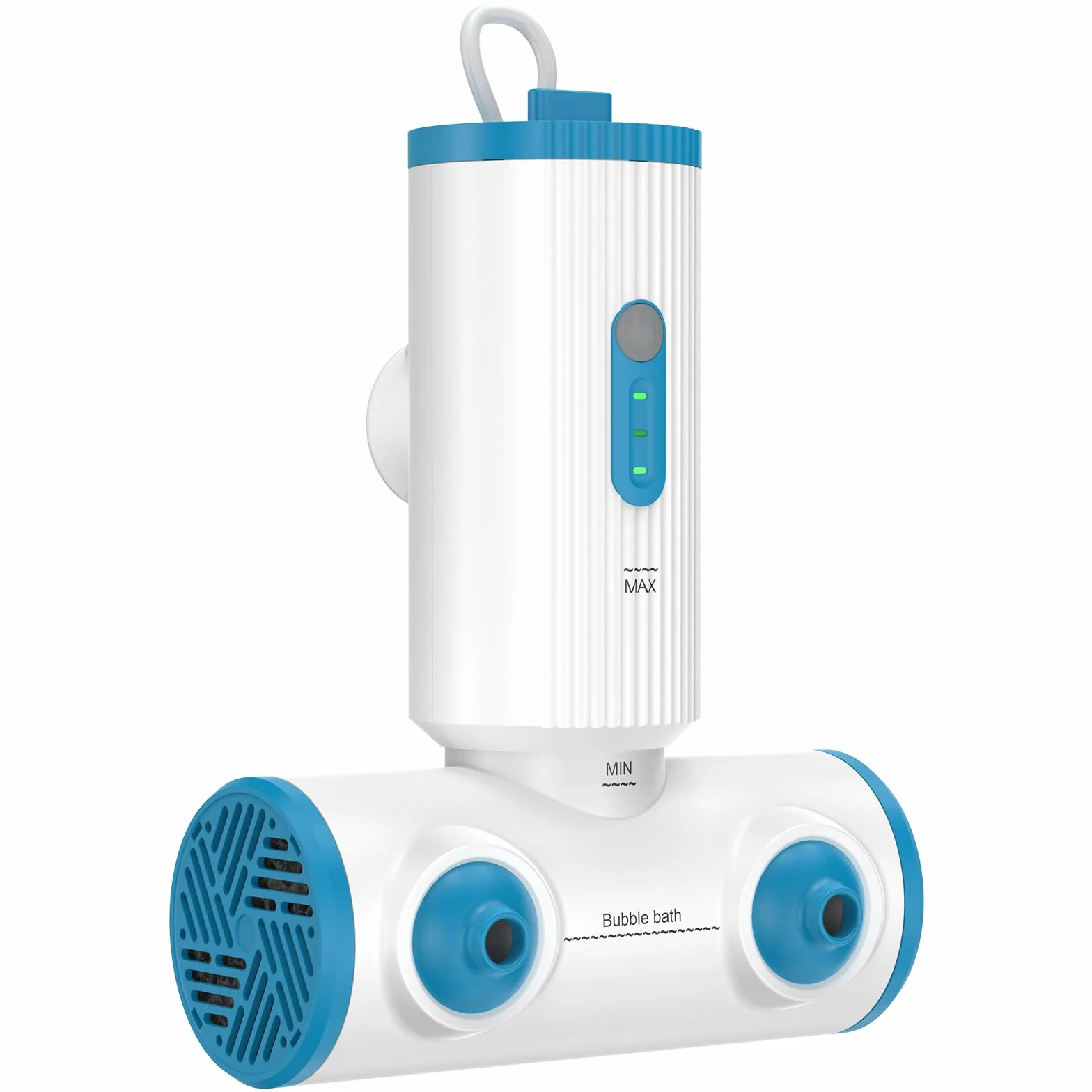 Jets pour baignoires balnéo portable double jets, débit d'eau 3 niveaux, batterie sans fil 5000 mAh