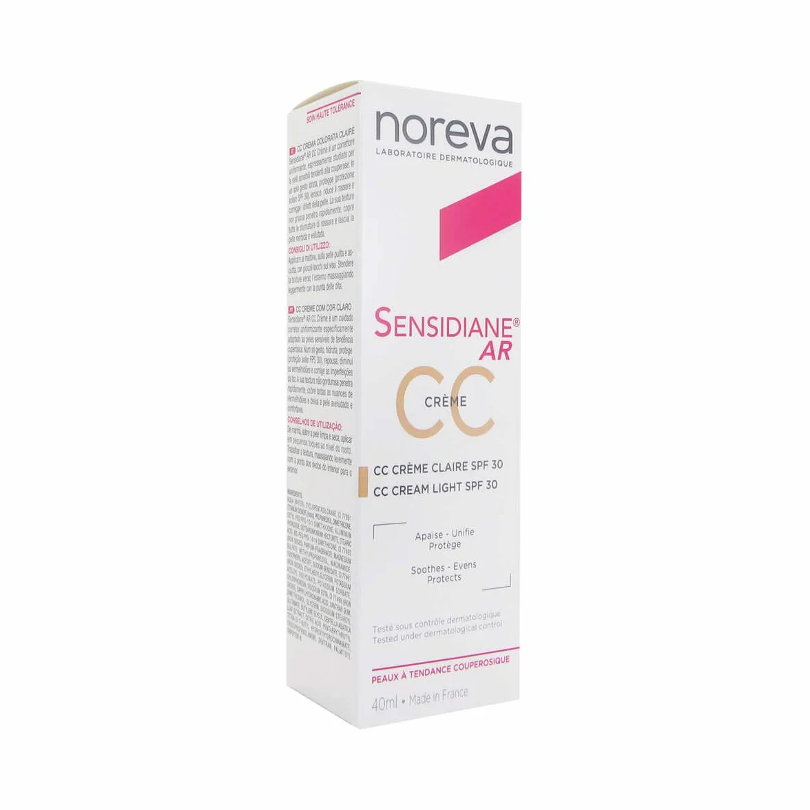 Noreva Sensidiane Ar Cc Crème légère SPF 30 40 ml