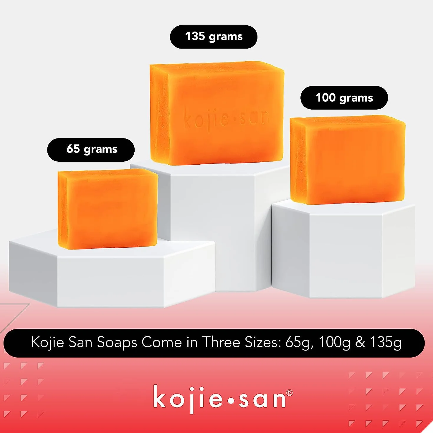 Kojie San Savon Éclaircissant à l'Acide Kojique 2 Barres 65g