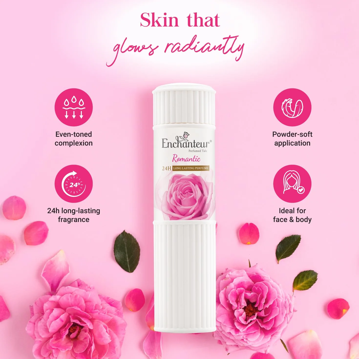 Enchanteur Talc parfumé romantique 250 g