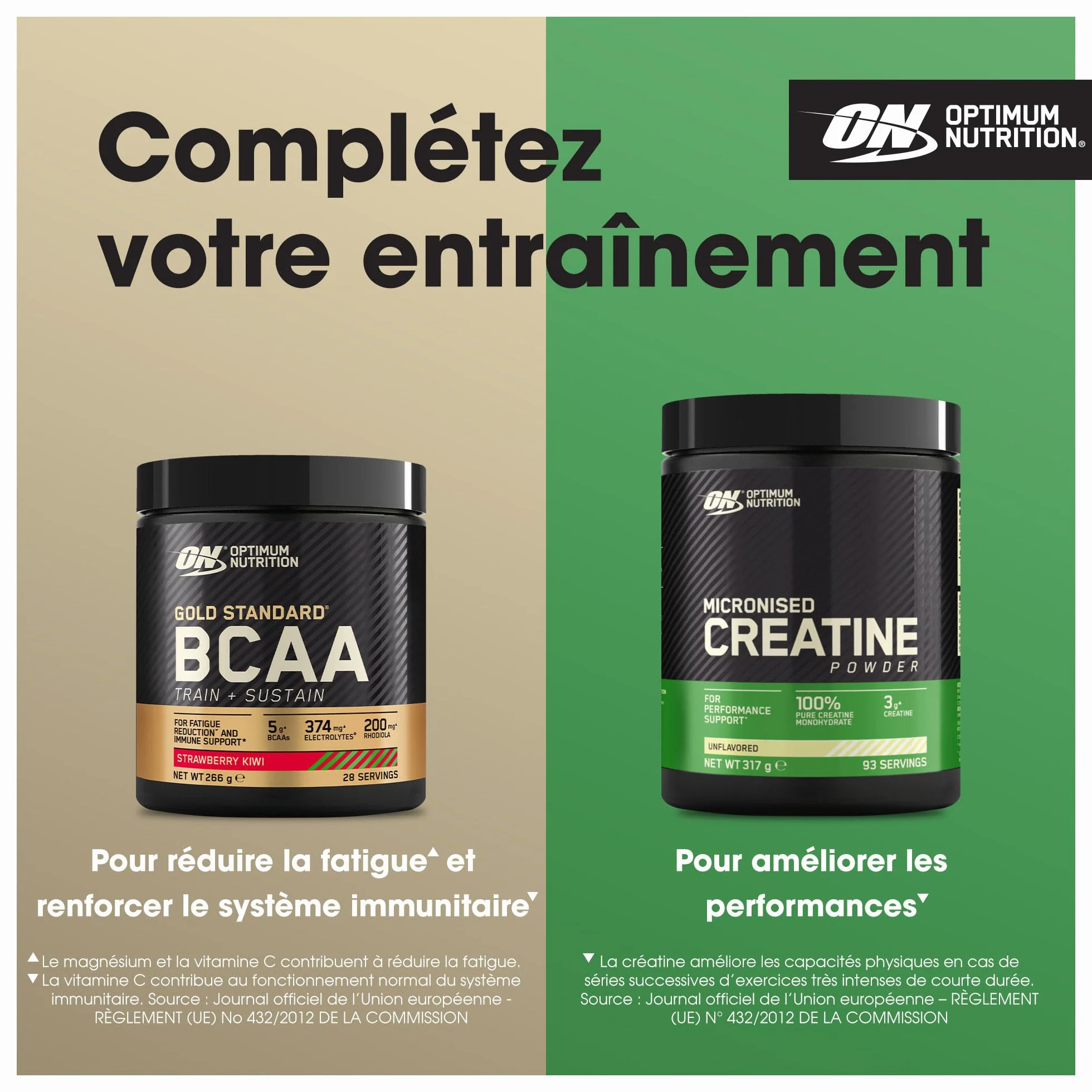 Optimum Nutrition Gold Standard 100% Whey Protéine Crème à la Vanille Française 2.28kg 76 Doses