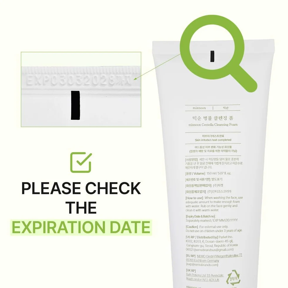 Mixsoon Centella Cleansing Foam 150 ml Nettoyant Visage Hydratant Peaux Sensibles