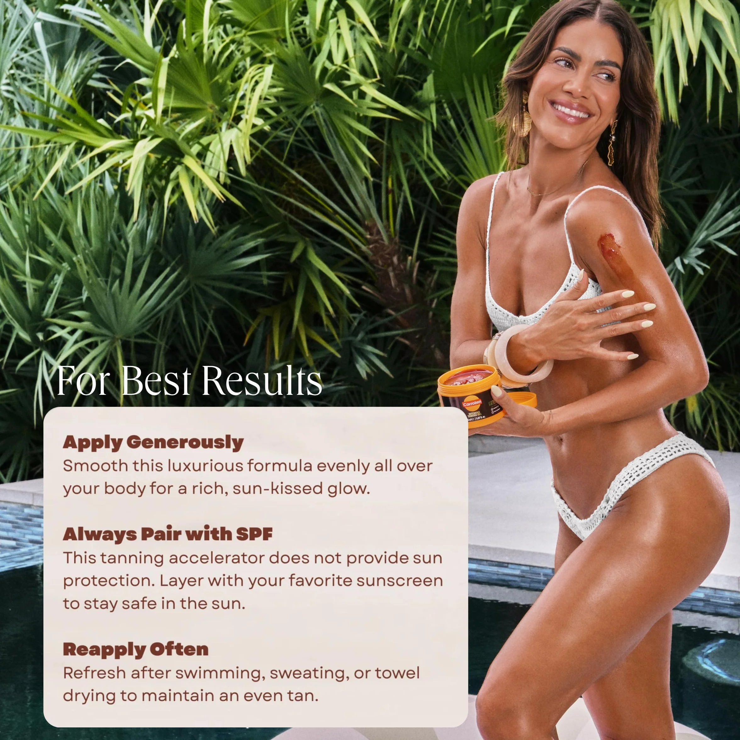 Carroten Intensive Tanning Gel 150ml Accelerateur de Bronzage SPF0