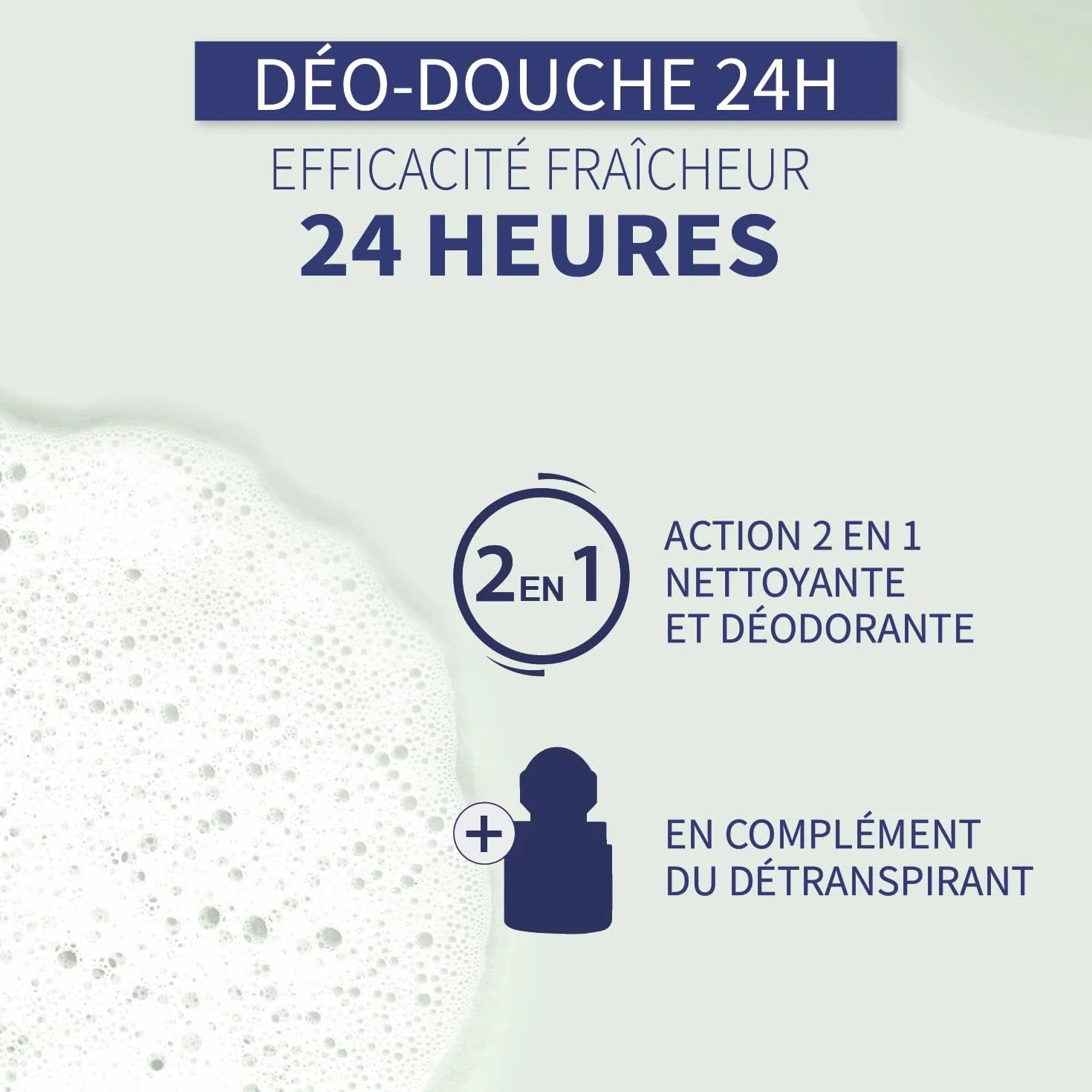ETIAXIL Déo-Douche Gel Douche Transpiration Excessive Corps Peaux Sensibles 200 ml