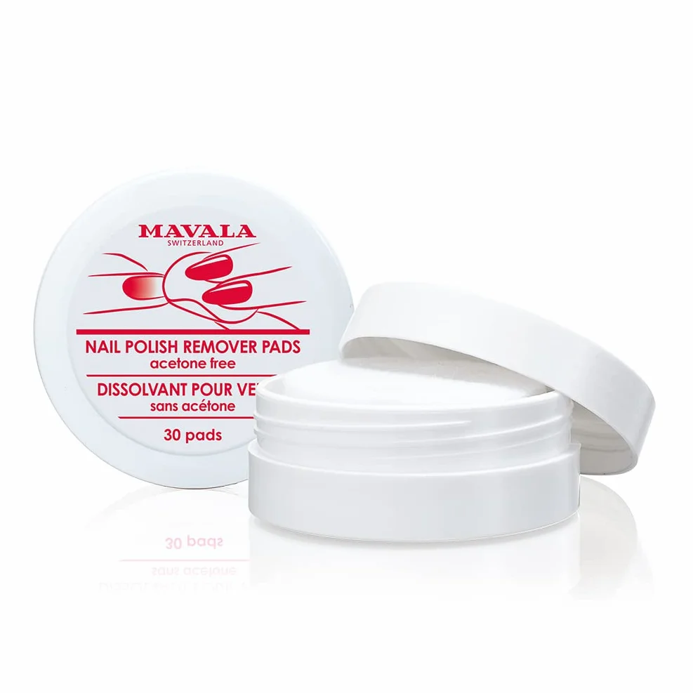 Mavala Boîte de 30 Disques Dissolvants Sans Acétone pour Vernis à Ongles
