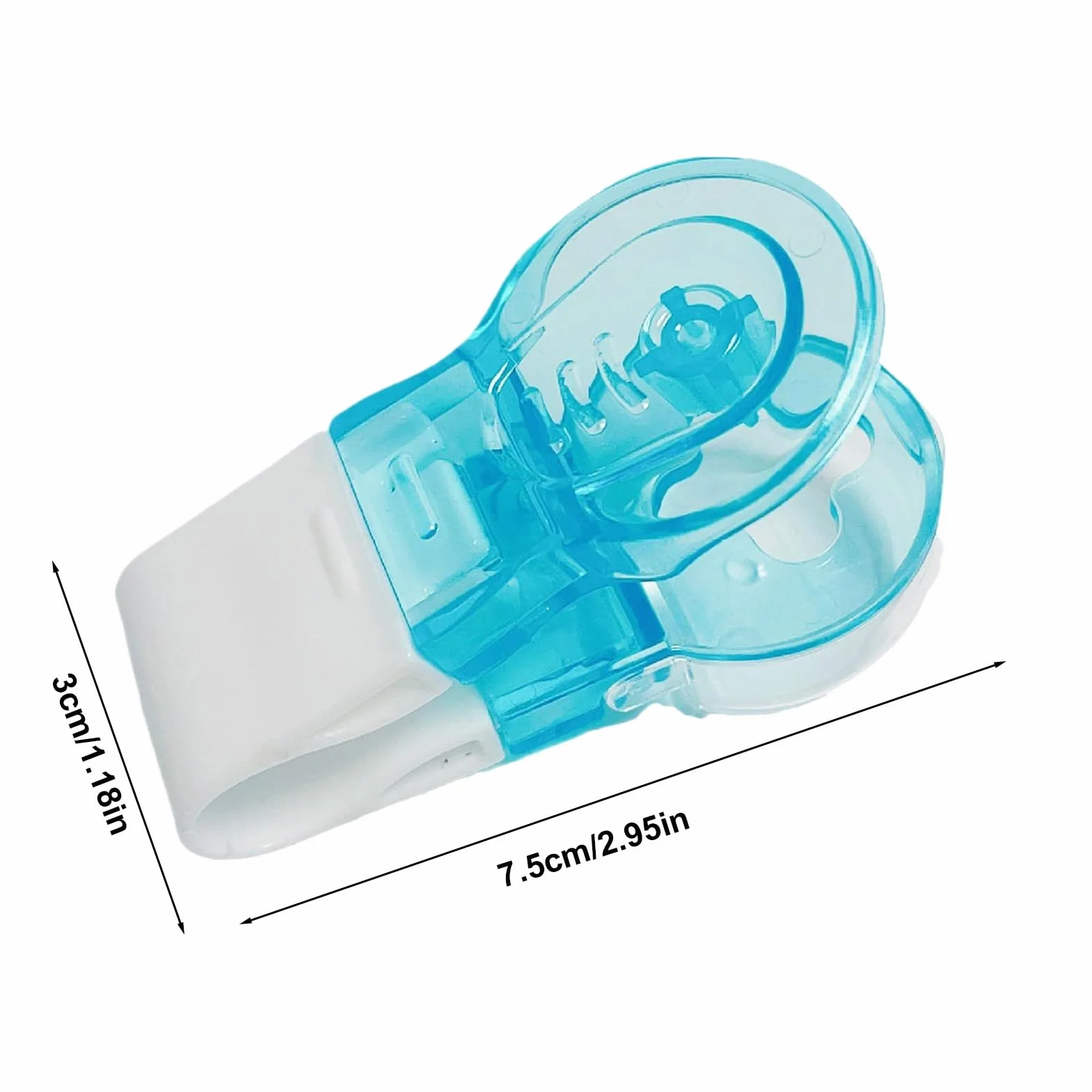 Extracteur de pilules PVC 7,5 x 3 cm, outil compact et léger pour retrait hygiénique