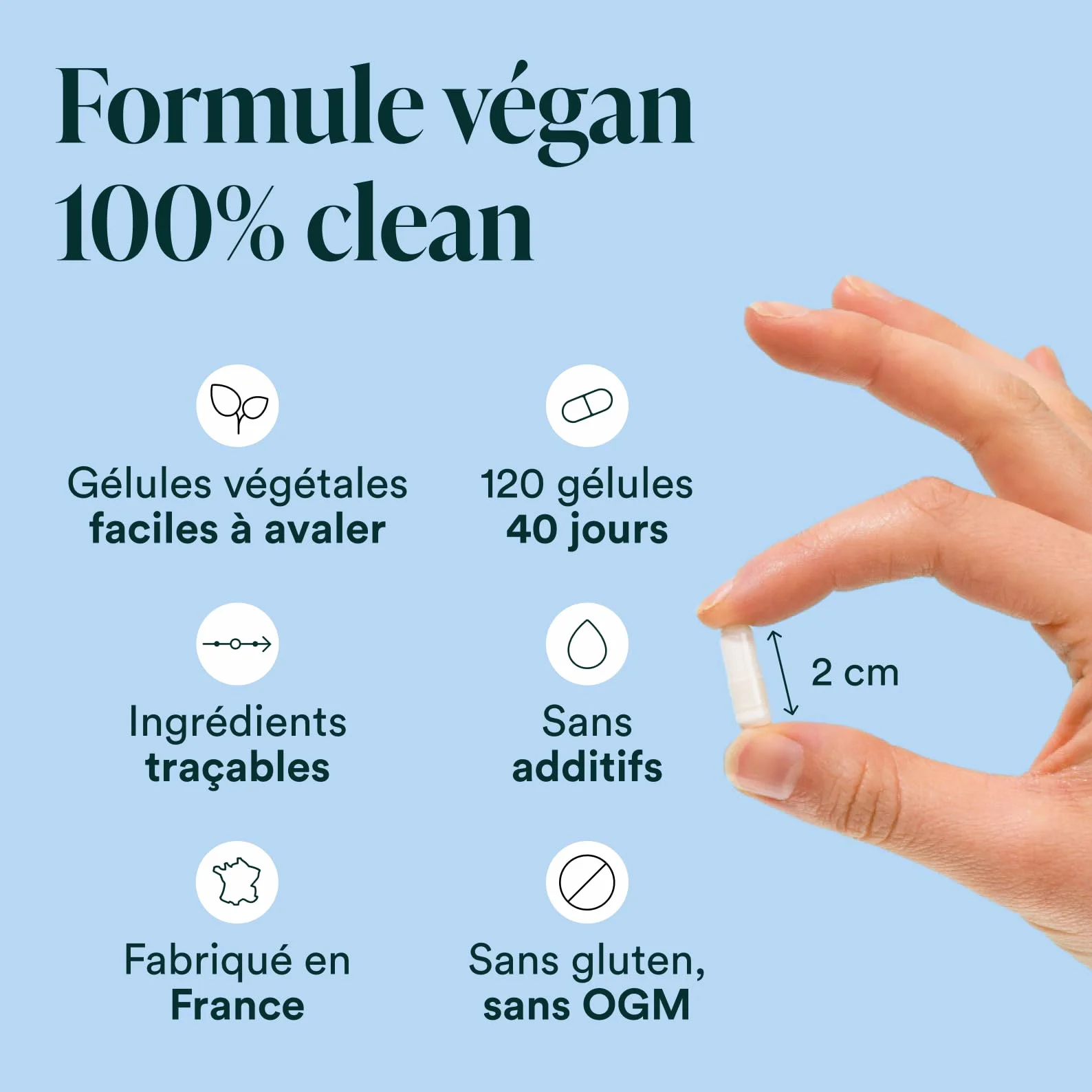 NOVOMA Magnésium Bisglycinate Taurine Vitamine B6 300mg 120 gélules Fatigue Stress Fabriqué en France