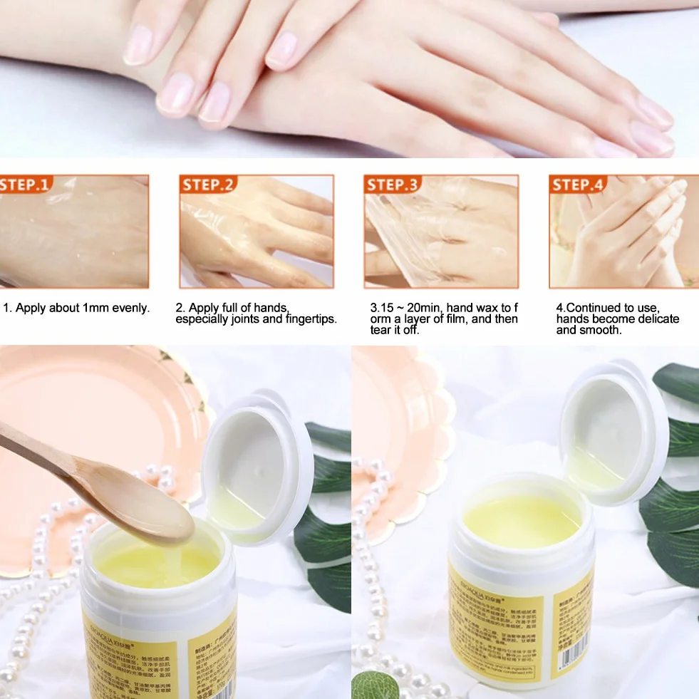 Masque Exfoliant Pour Les Mains 170G Miel Lait Hydratant Masque De Cire
