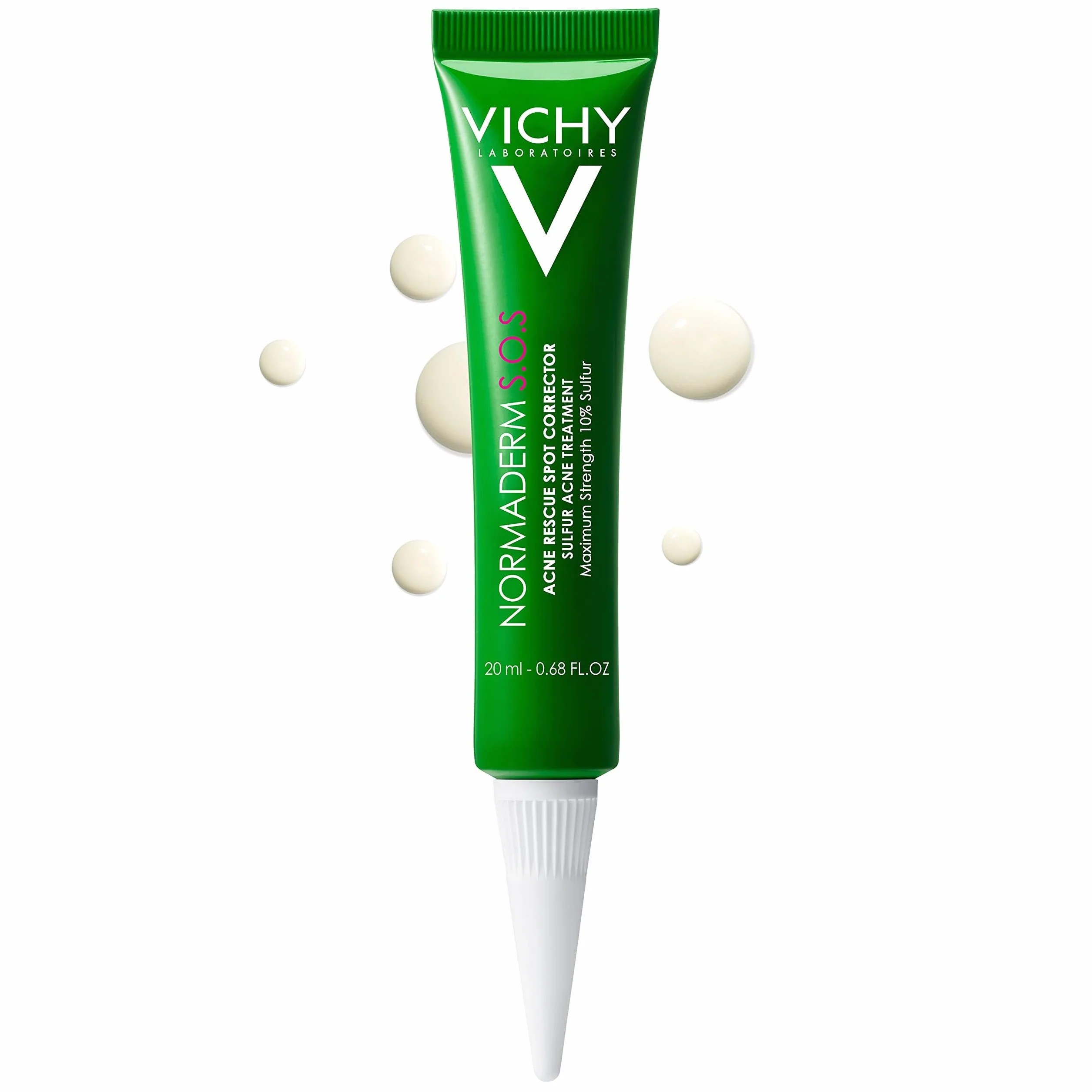 Vichy NORMADERM Pâte Anti Boutons SOS Au Soufre Niacinamide Acide Glycolique Anti Tâche Visage Purifie Apaise la Peau